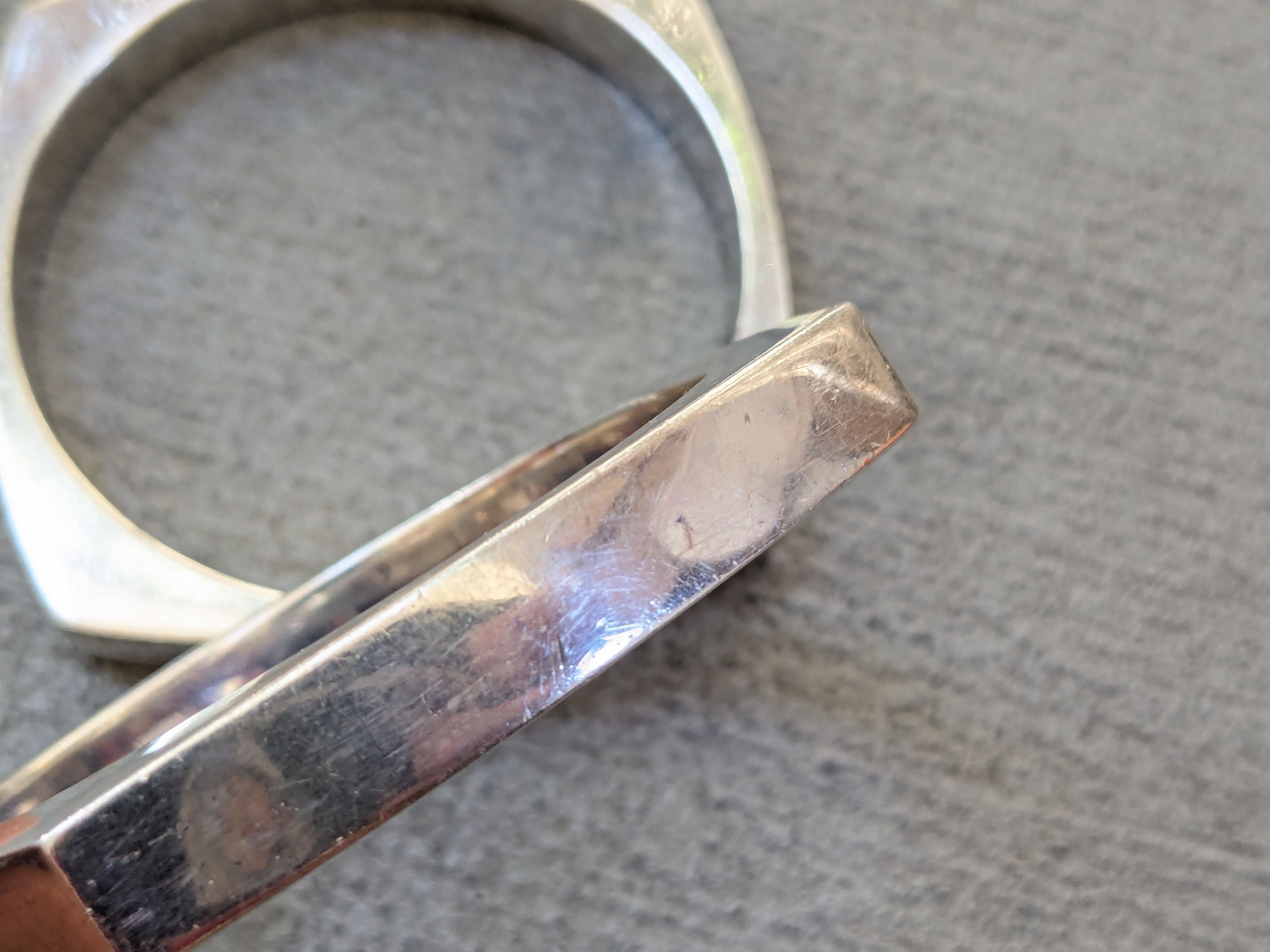 Gucci × Tom Ford × Vintage Gucci Sterling Silver Bracelet Modern Industrial 7.25 Bangle Size ONE SIZE - 12 Thumbnail