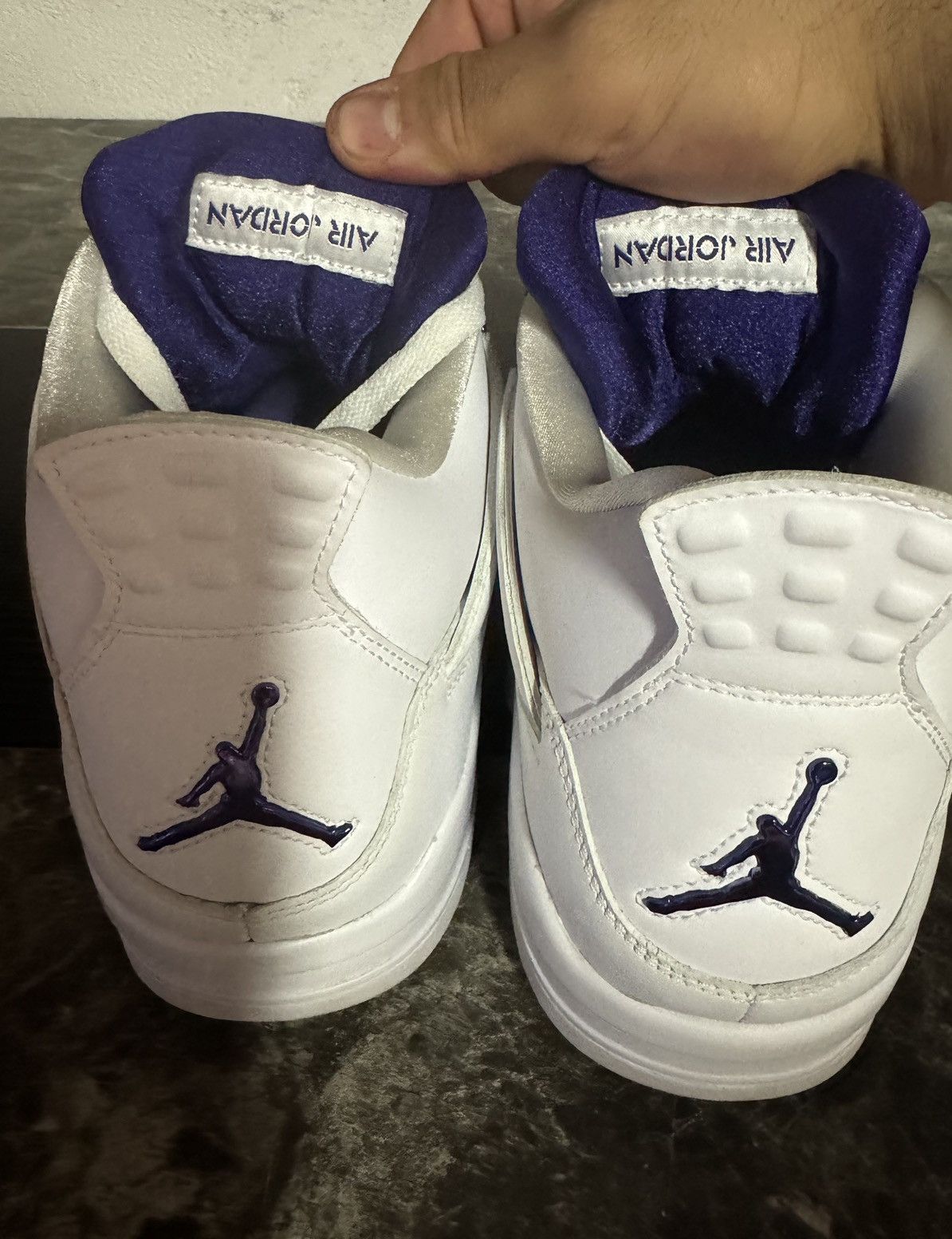 Jordan Brand Air Jordan 4 "Metallica" Purple Men’s Size 12 OG Box Size US 12 / EU 45 - 7 Thumbnail