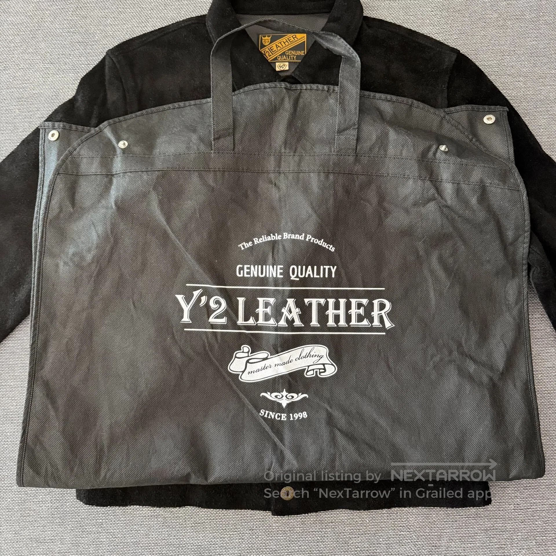 Y'2 Leather Y'2 Leather Black Suede Leather Jacket. Size US XXS / EU 40 - 9 Thumbnail