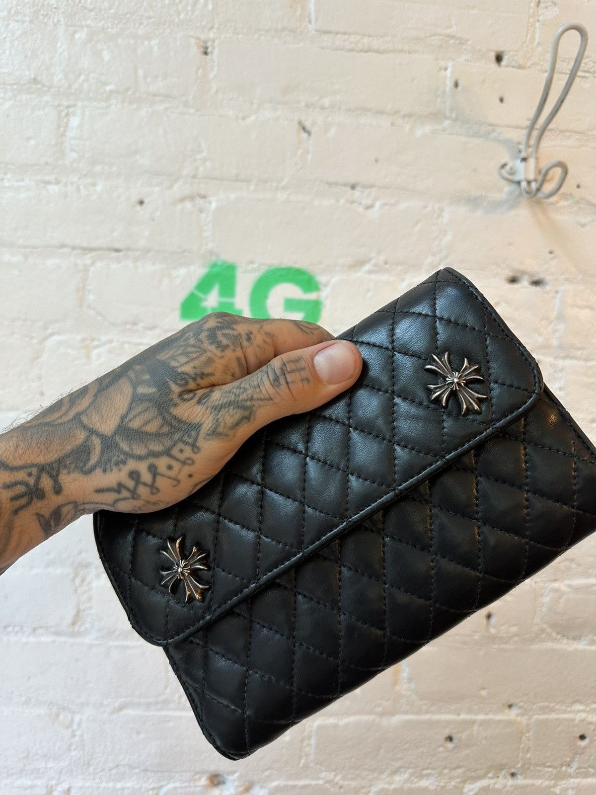Chrome Hearts CHROME HEARTS DOUBLE FLORAL XL WALLET Size ONE SIZE - 1 Thumbnail