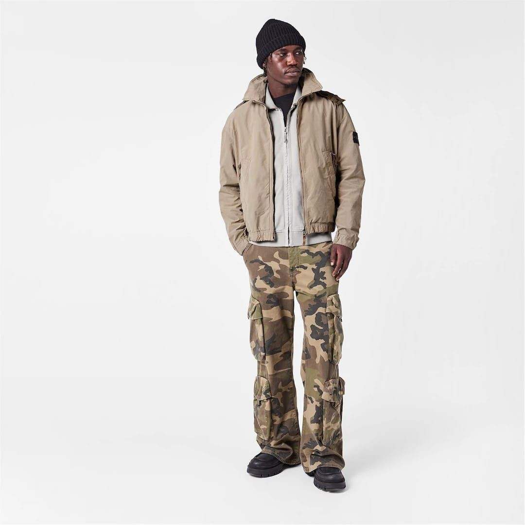 Stone Island o1g2r1mq0526 Technical Coach Jacket in Beige Size US M / EU 48-50 / 2 - 6 Thumbnail