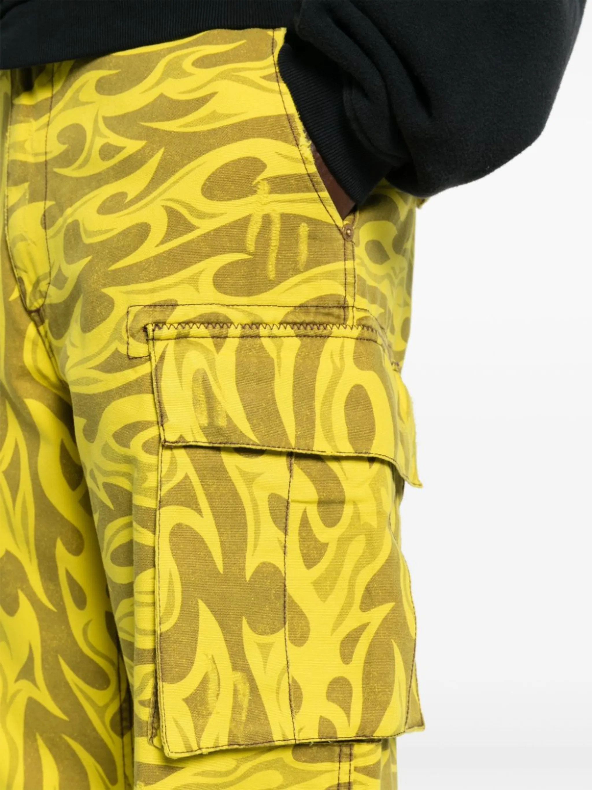 ERL o1y0125 Cargo Pant in Yellow/Khaki Size US 34 / EU 50 - 4 Thumbnail
