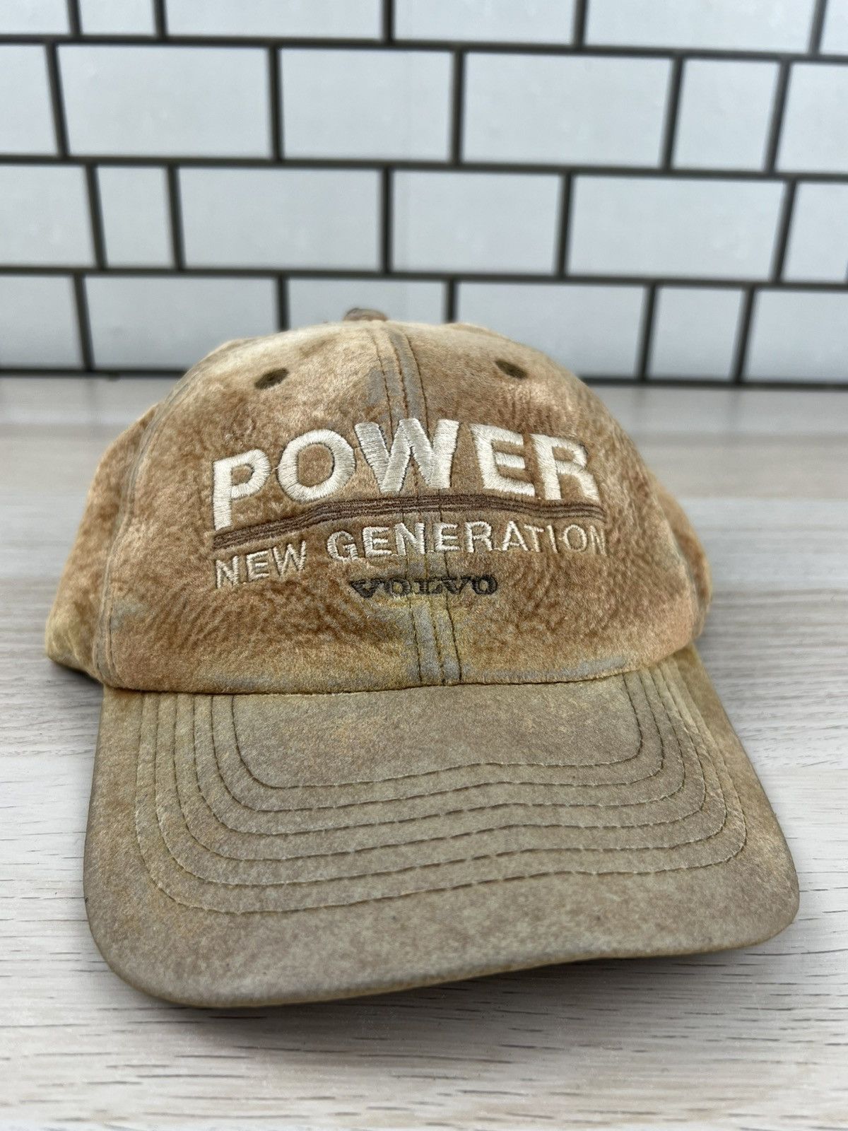 Vintage Vintage Volvo Signature Hat Cap Size ONE SIZE - 7 Thumbnail
