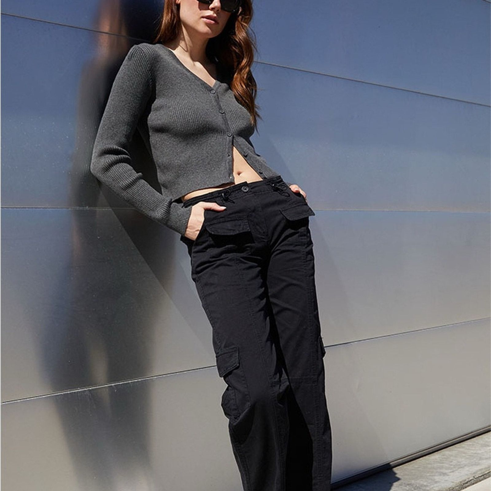 Brandy Melville Brandy Melville Shannon Ribbed Cardigan Sweater Womens OS Size ONE SIZE - 3 Thumbnail