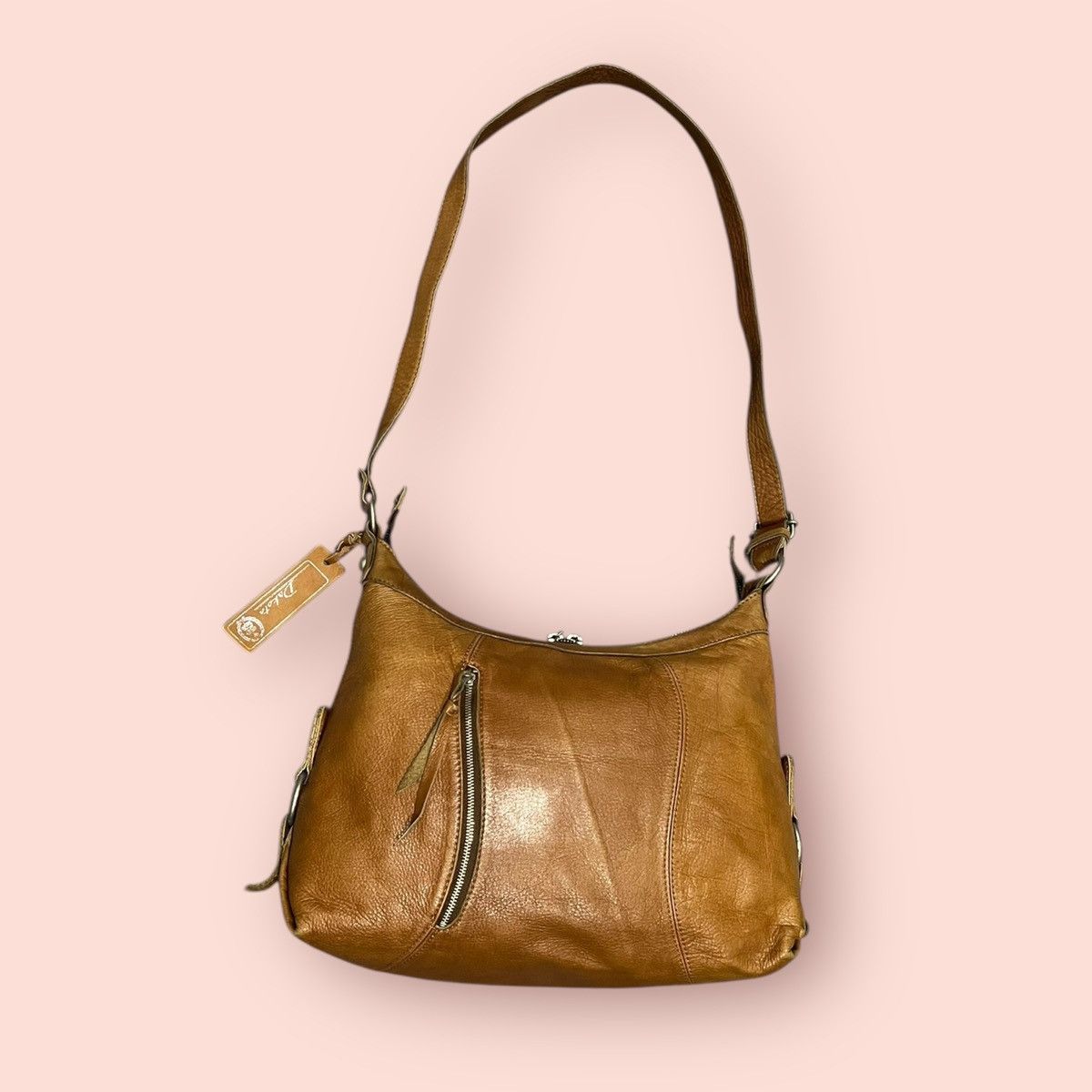 Branded Leather × Dakota Grizzly × Japanese Brand VINTAGE DAKOTA JAPAN LEATHER CROSSBODY SHOULDER BAG Size ONE SIZE - 5 Thumbnail