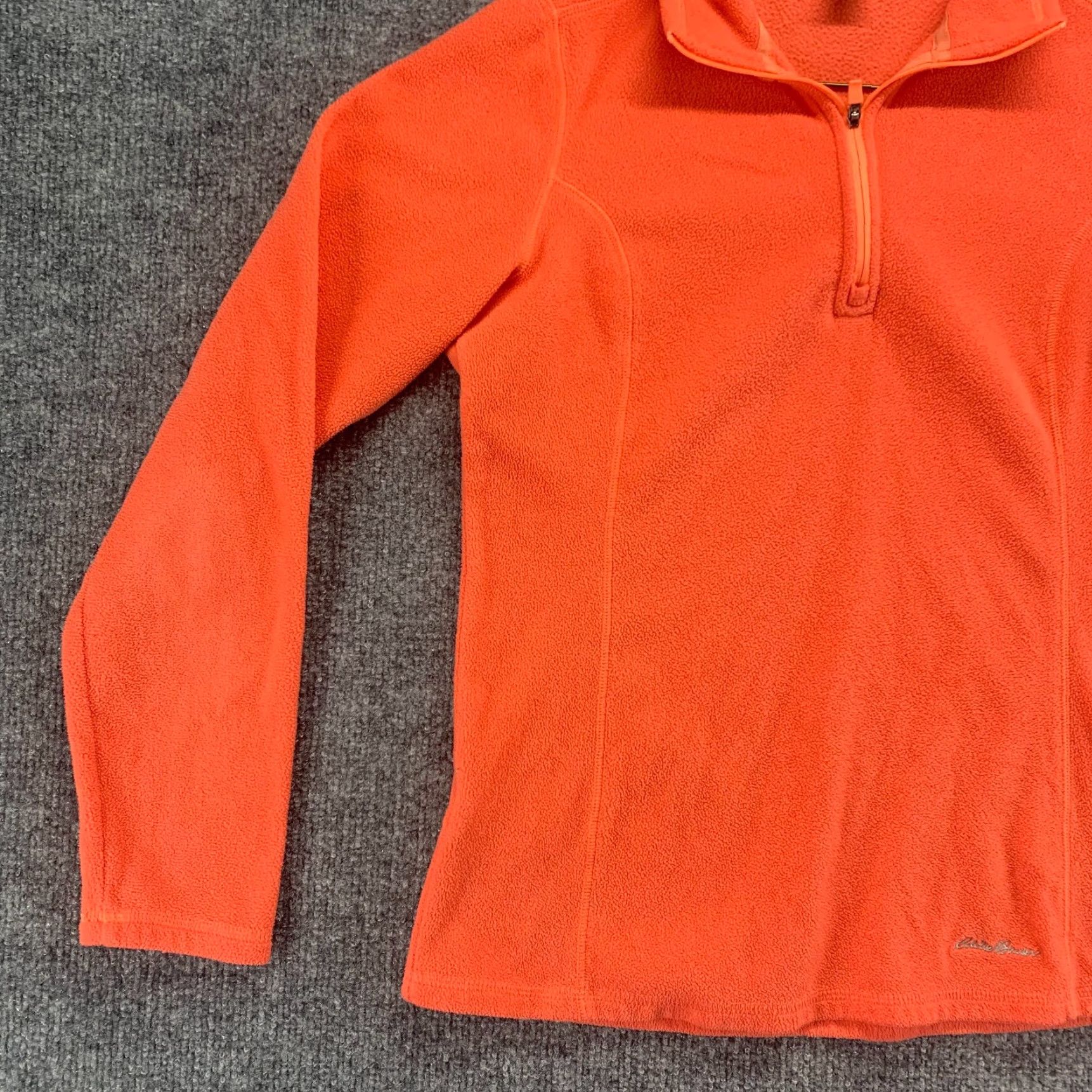 Eddie Bauer Eddie Bauer Jacket Womens Small Orange Pullover Fleece Polartec 1/4 Zip Active Size S / US 4 / IT 40 - 7 Thumbnail