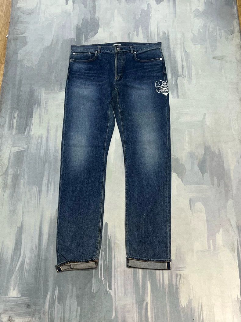 Dior Dior Embroidered skull bee jeans Size US 34 / EU 50 - 1 Thumbnail