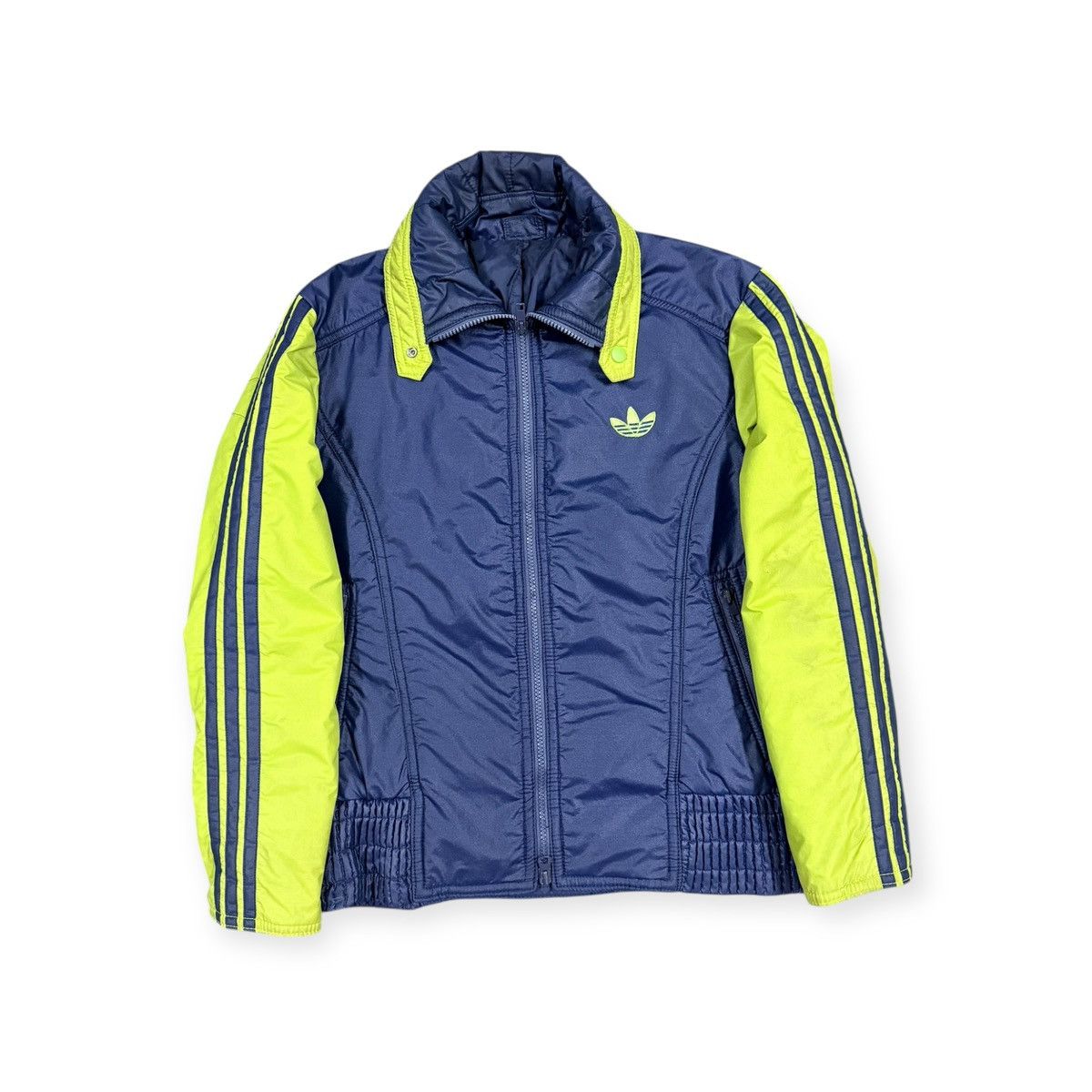 Adidas Vtg🔥Adidas Trefoil Ski Color Block Highneck zipper Jacket Size US M / EU 48-50 / 2 - 2 Thumbnail