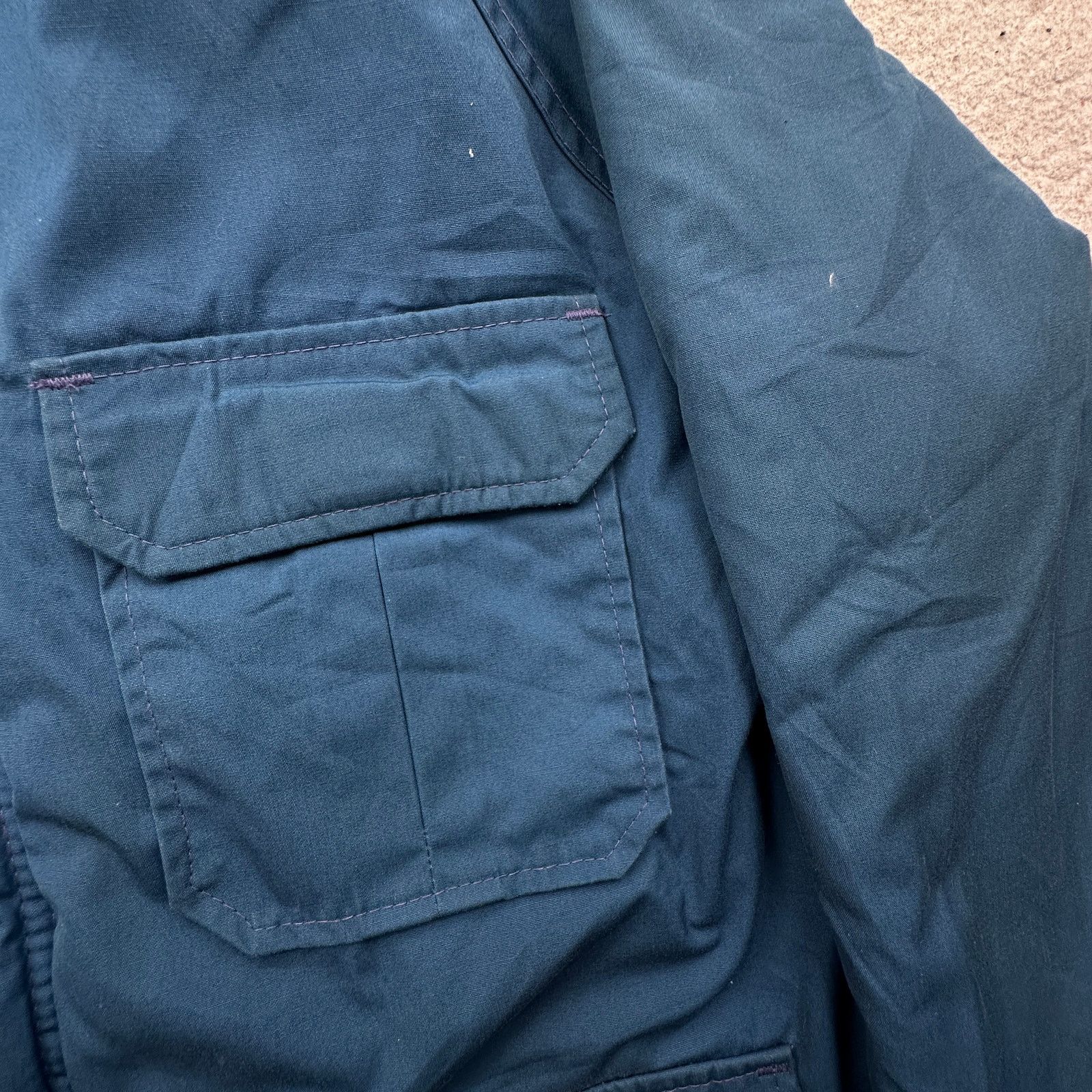 Woolrich Woolen Mills VTG Woolrich Woman Parka Hooded Jacket Womens Large Blue Size L / US 10 / IT 46 - 9 Thumbnail