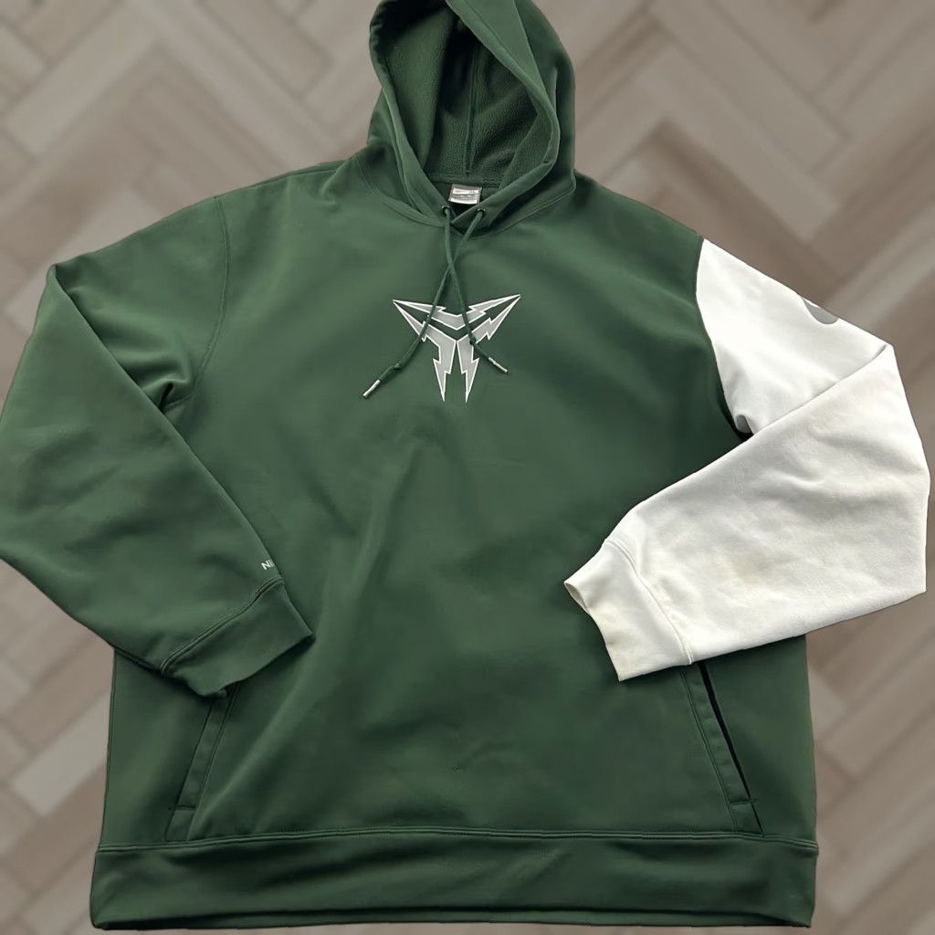 VINTAGE Nike Kobe Mamba Pullover Hoodie Sweatshirt Men XL Green Nike Hoodie Mens XL Green Pullover Kobe Mamba Vintage Sweatshirt