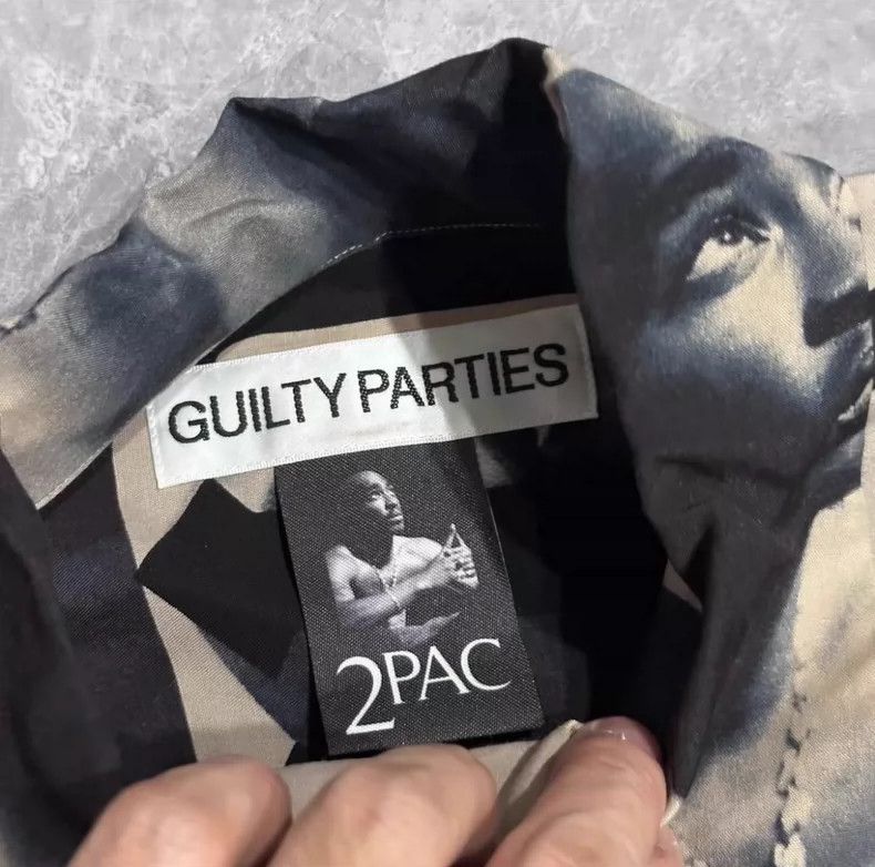 Wacko Maria Wacko Maria 2PAC Guilty Party Beige Portrait TUPAC Silk Lo Size US L / EU 52-54 / 3 - 4 Thumbnail