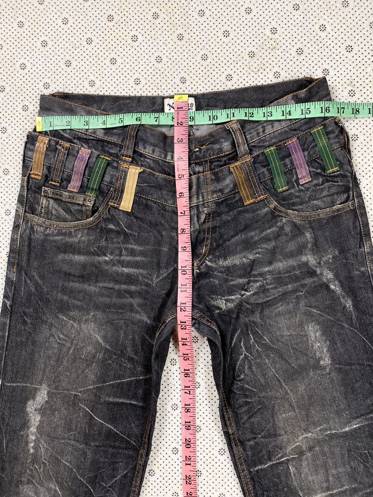 Hysteric Glamour Double Waist Angkle Denim By Nylaus Size US 33 - 3 Thumbnail