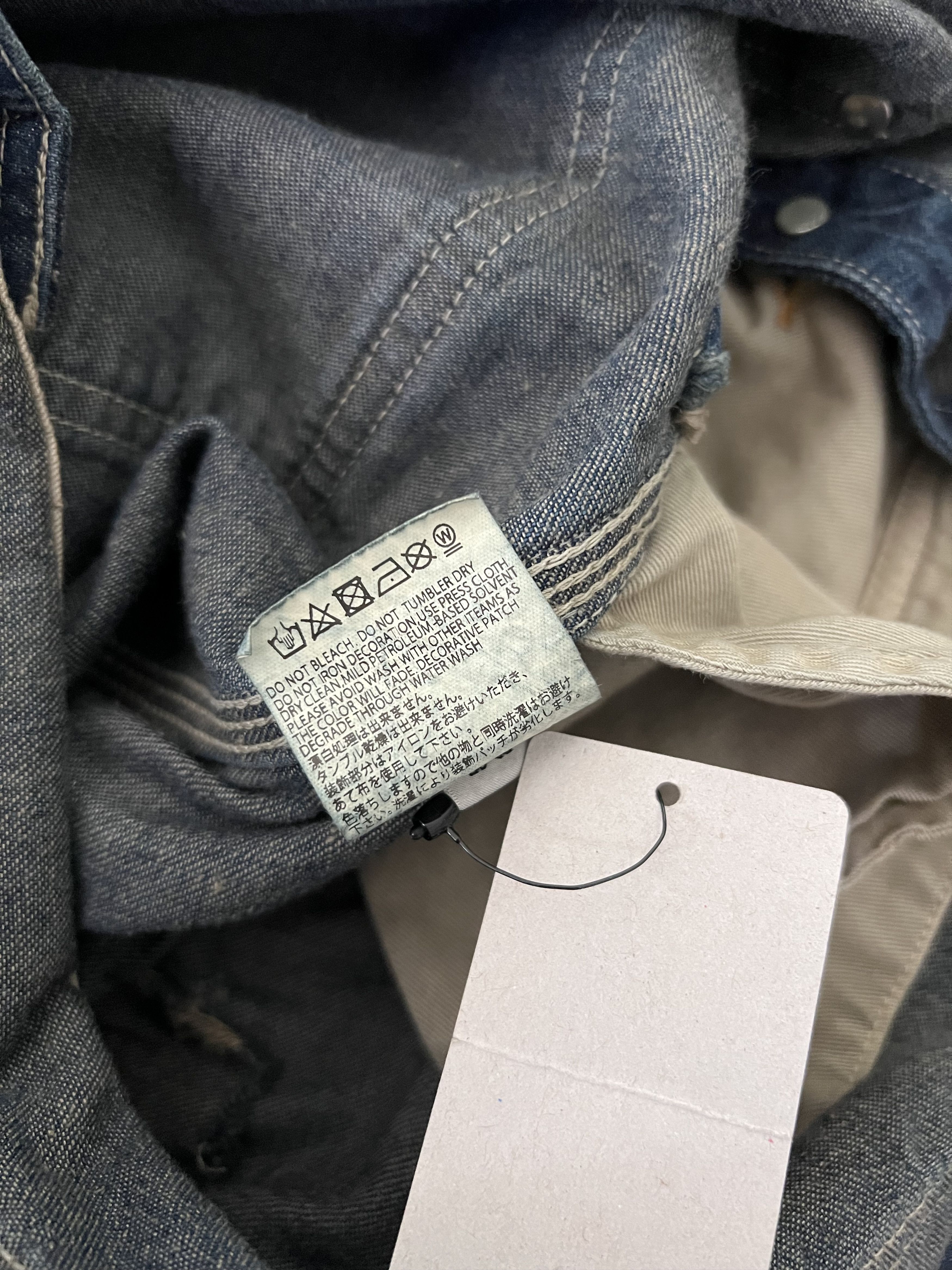 DENIM TEARS × Saint Michael Denim Tears Saint Michael Cotton Wreath Denim Overalls Size US 34 / EU 50 - 10 Thumbnail