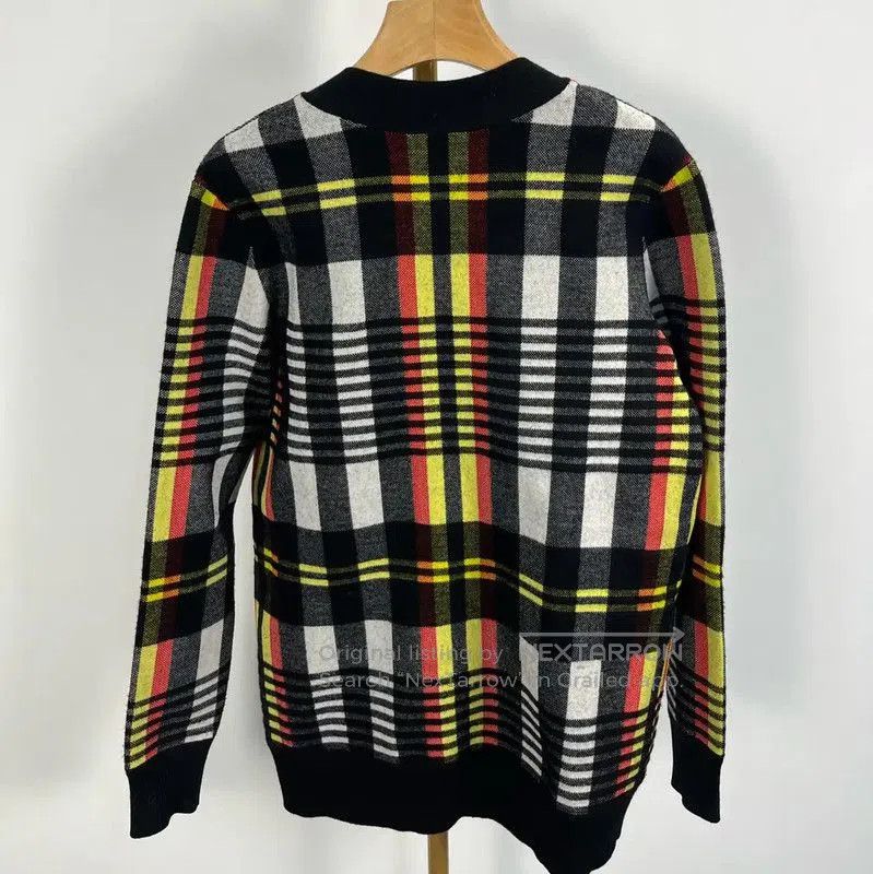 Burberry Burberry Multicolored Wool Cardigan for Women. Size XS / US 0-2 / IT 36-38 - 2 Thumbnail