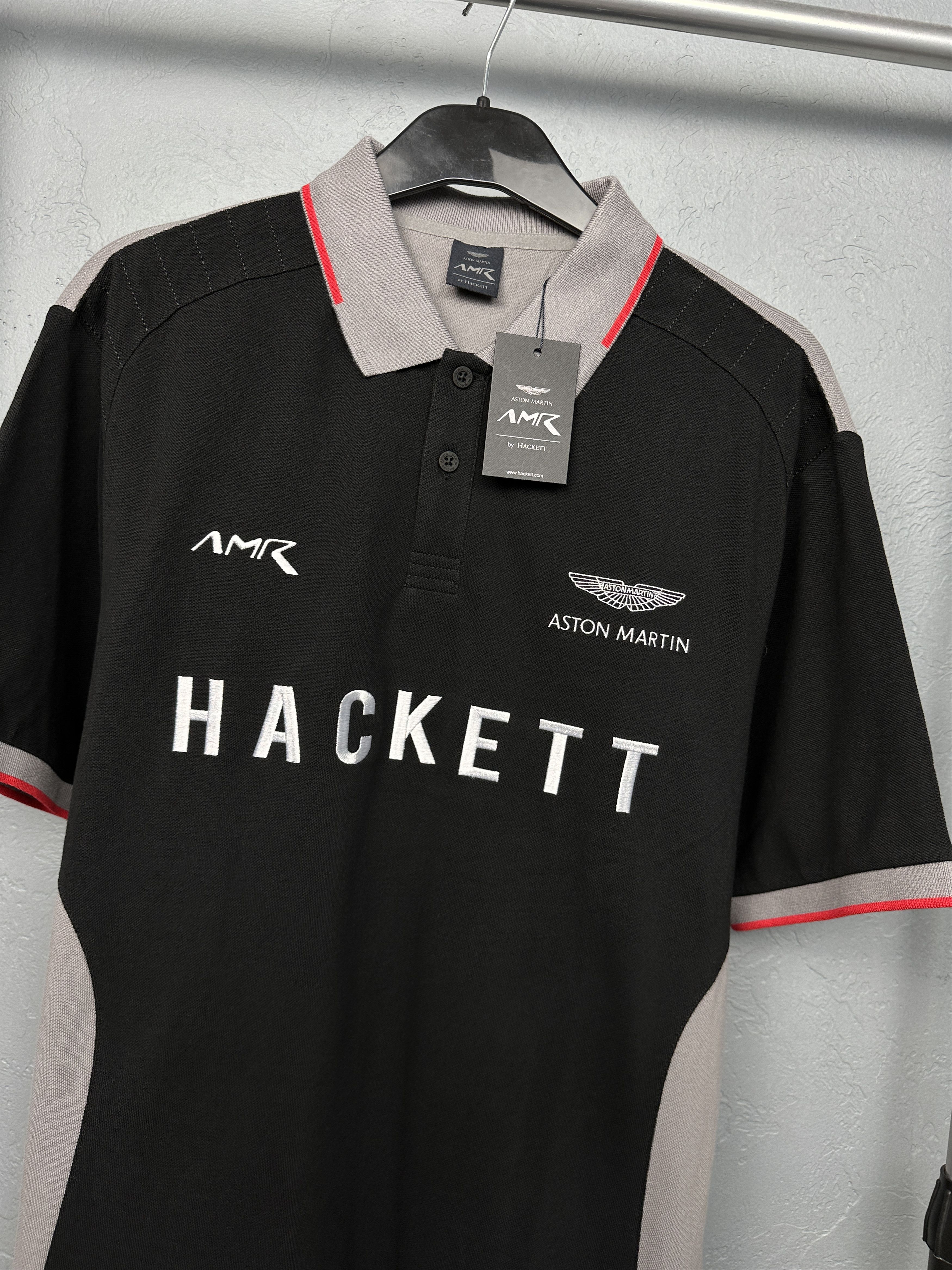 Hackett NEW Aston Martin by Hackett Mens Polo Shirt Size US XL / EU 56 / 4 - 2 Thumbnail