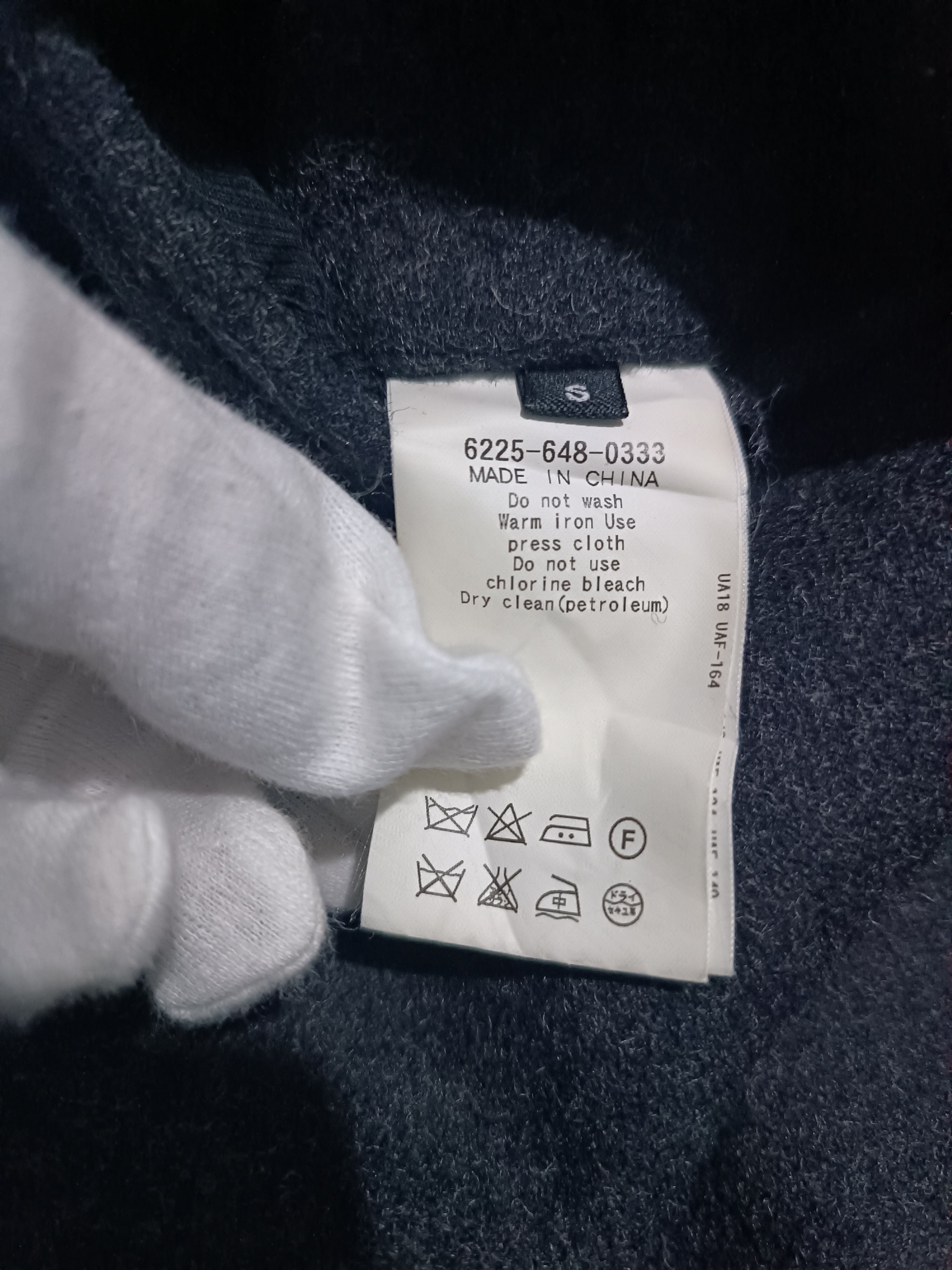 United Arrows United Arrows Melton Wool Jacket Dark Gray Size US M / EU 48-50 / 2 - 7 Thumbnail