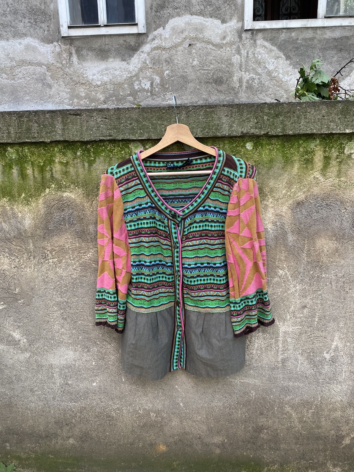 Japanese Brand M.8kyoko Japanese Knitted Cardigan Size XS / US 0-2 / IT 36-38 - 1 Thumbnail
