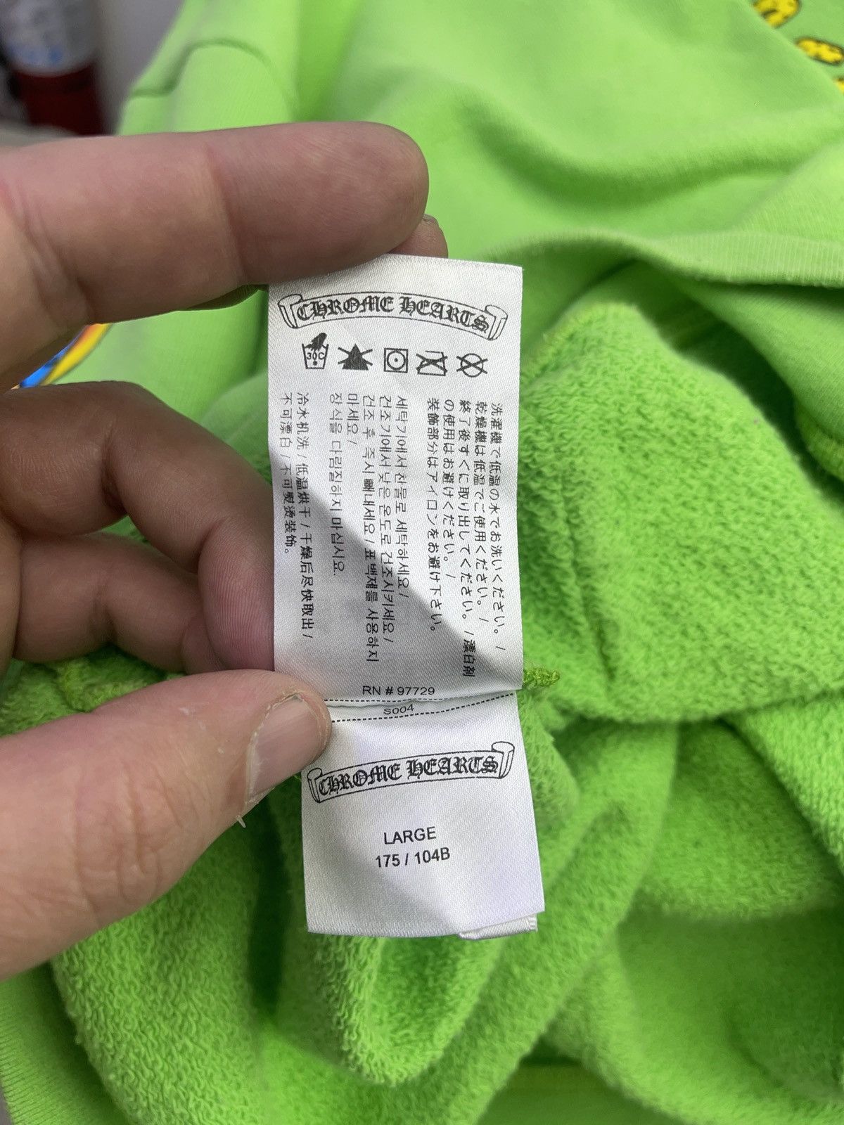 Chrome Hearts Chrome hearts sex records green hoodie Size US L / EU 52-54 / 3 - 6 Thumbnail