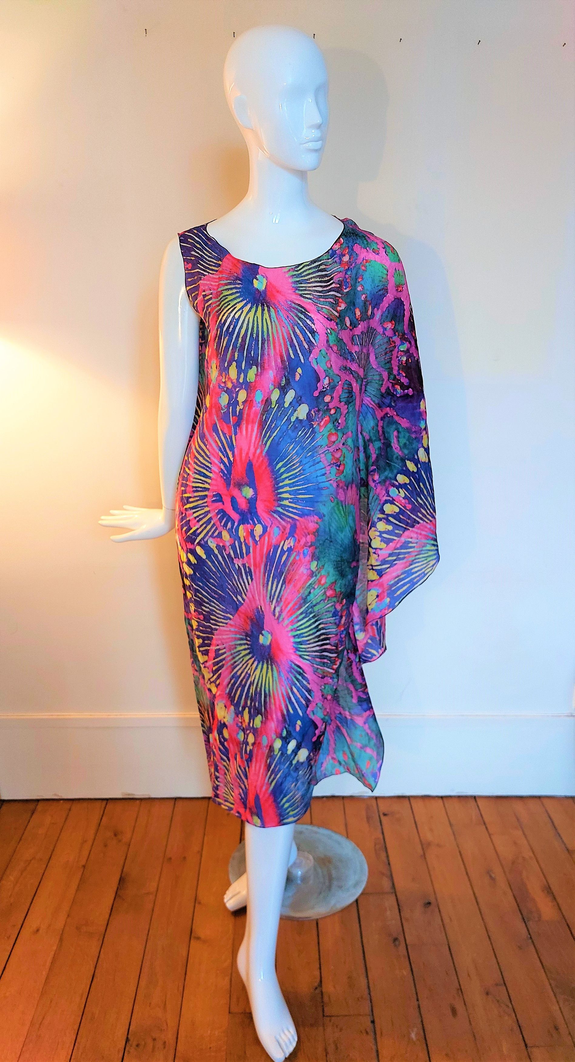Jean Paul Gaultier Tropical Floral Beach Dress Cover-up