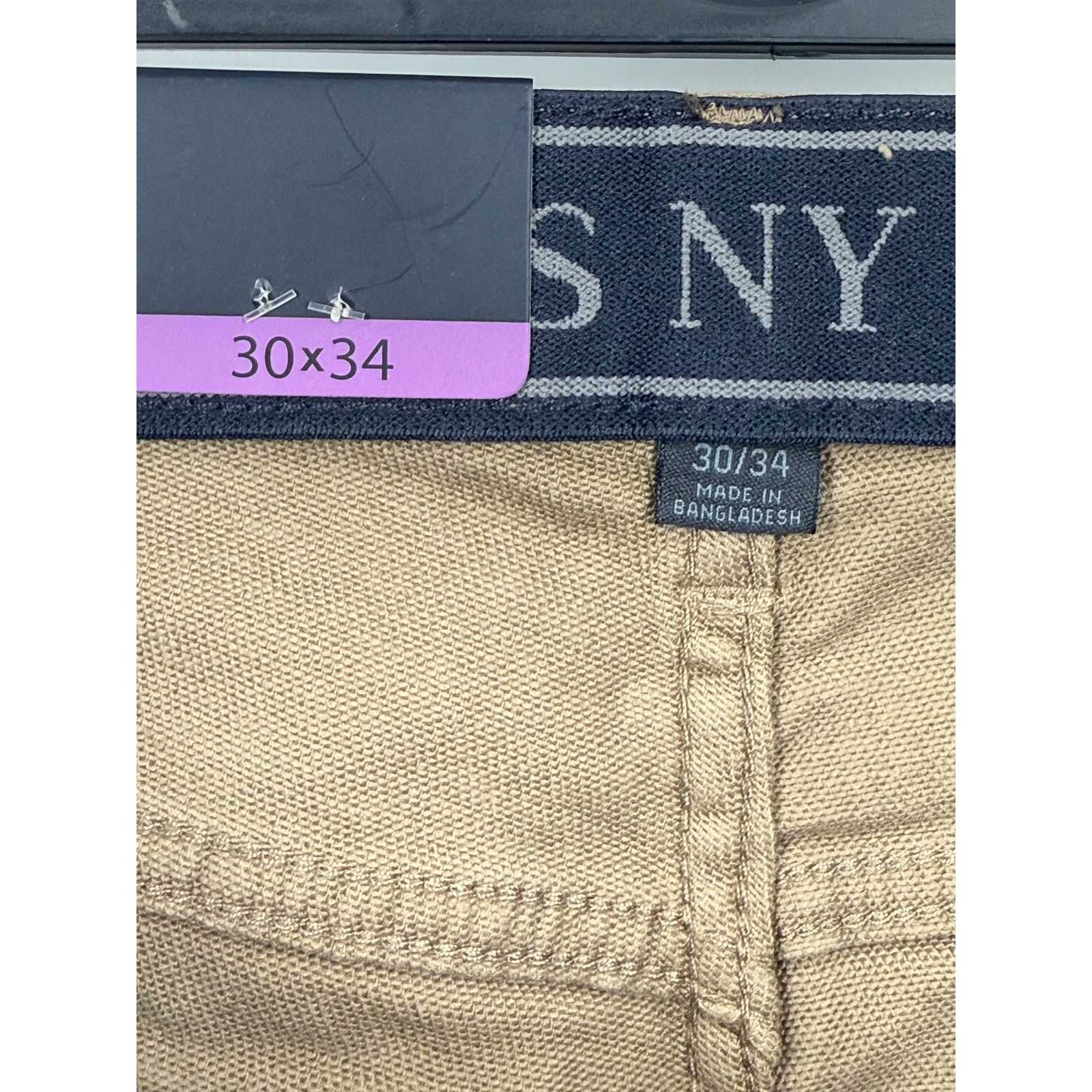 JACHS NY NEW Jachs NY Men’s 5-Pocket Stretch Twill Straight Tan 30/34 Size US 30 / EU 46 - 4 Thumbnail