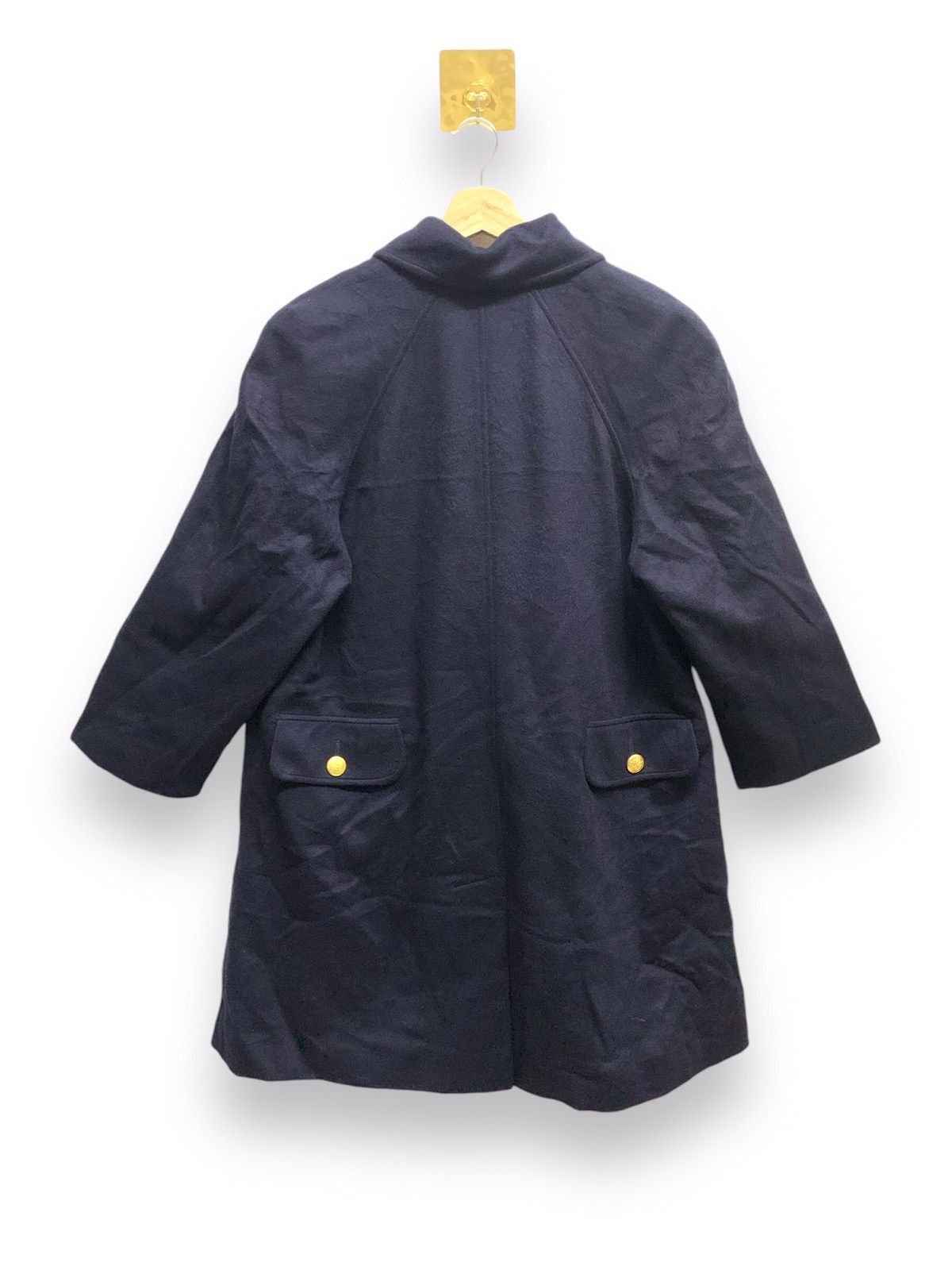 Vintage ADMYSA Double Breasted Pure Cashmere Long Coat Size US L / EU 52-54 / 3 - 6 Thumbnail
