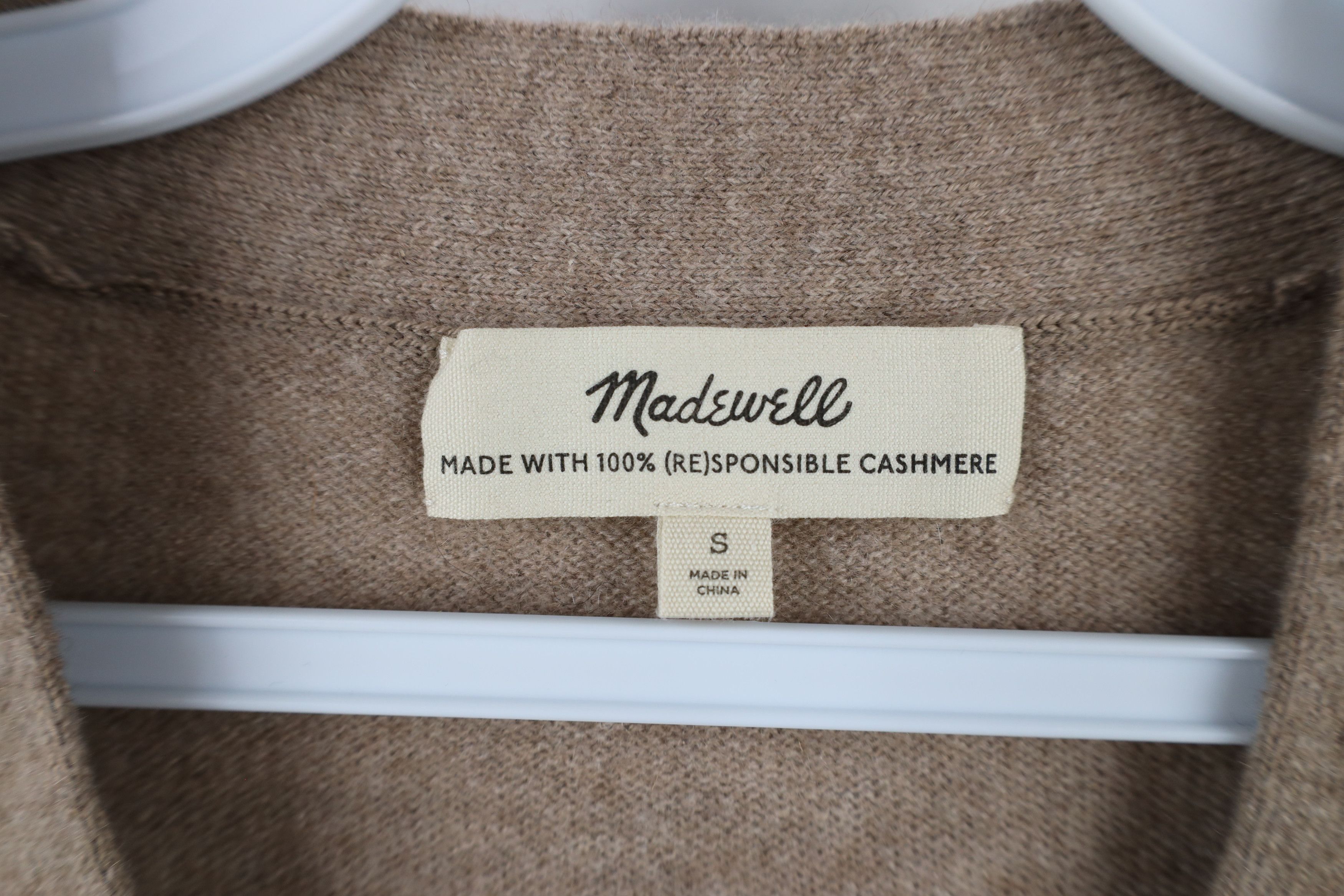 Madewell × Vintage Madewell (Re)sponsible Cashmere Knit Upton Cardigan Sweater Size S / US 4 / IT 40 - 4 Thumbnail