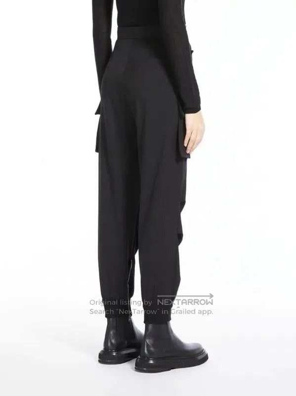Max Mara MaxMara Black Wool Casual Trousers for Women . Size 23" - 6 Thumbnail