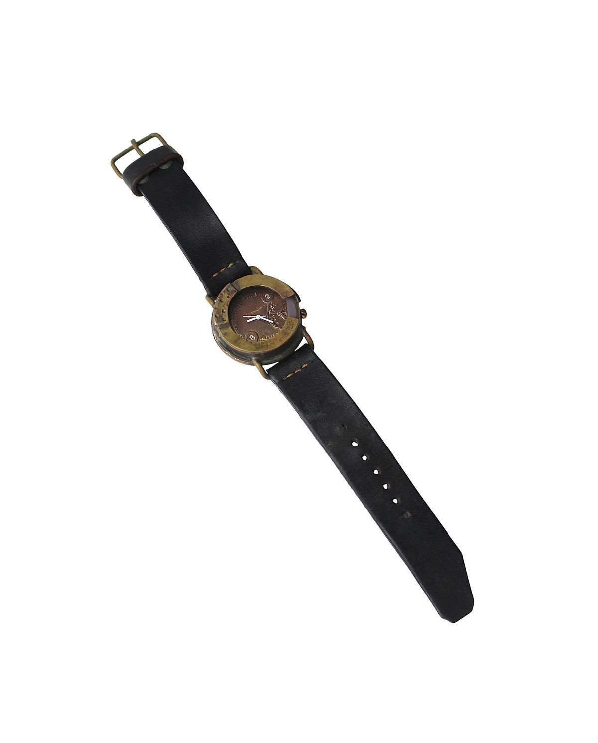 Vintage 2000S JAPANESE HANDMADE STEAMPUNK “QUATRE” BRONZE WATCH Size ONE SIZE - 3 Thumbnail