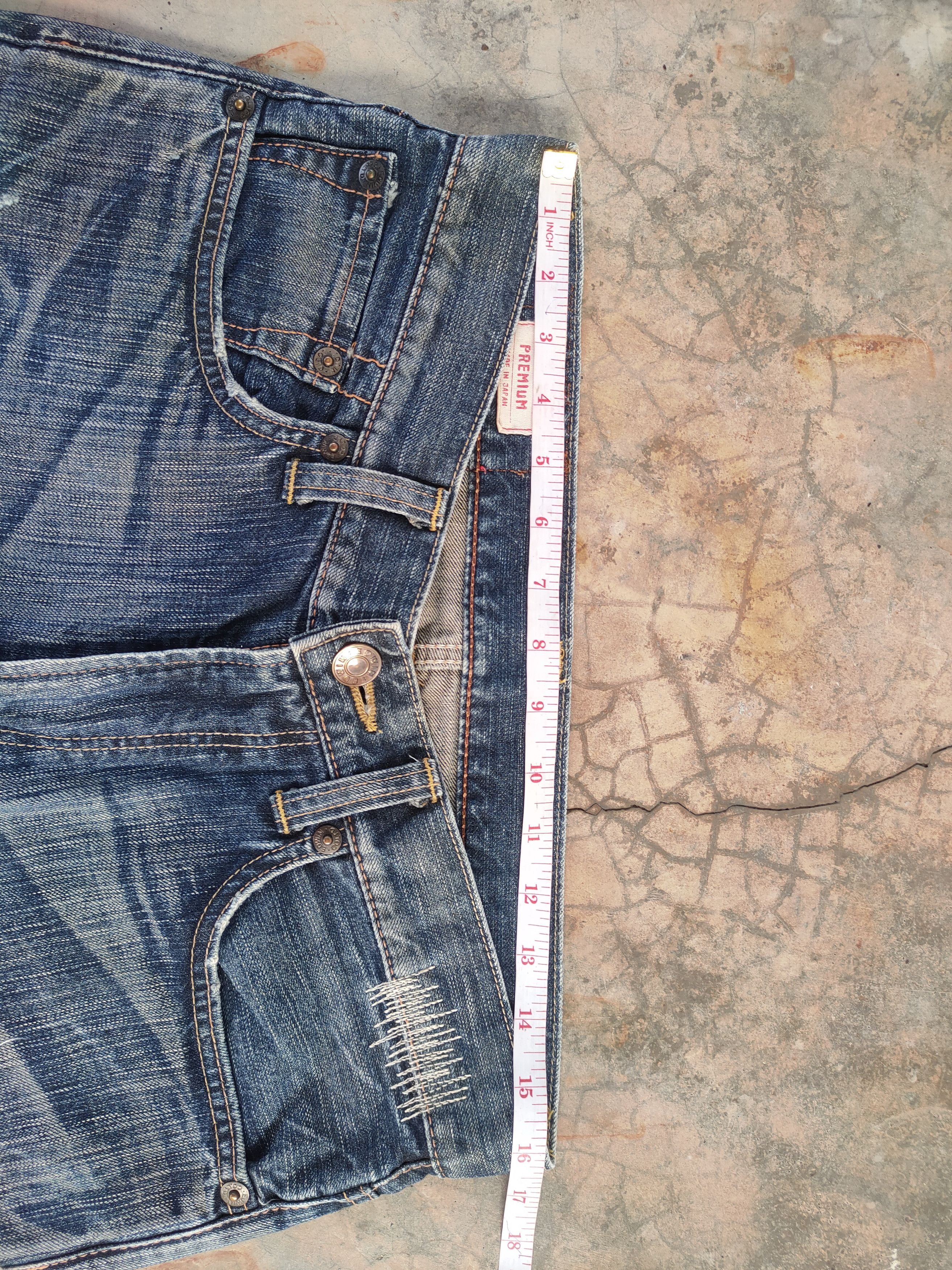 Edwin W32 VINTAGE EDWIN FADED DISTRESSED RIPPED JEANS PANTS Size US 32 / EU 48 - 5 Thumbnail