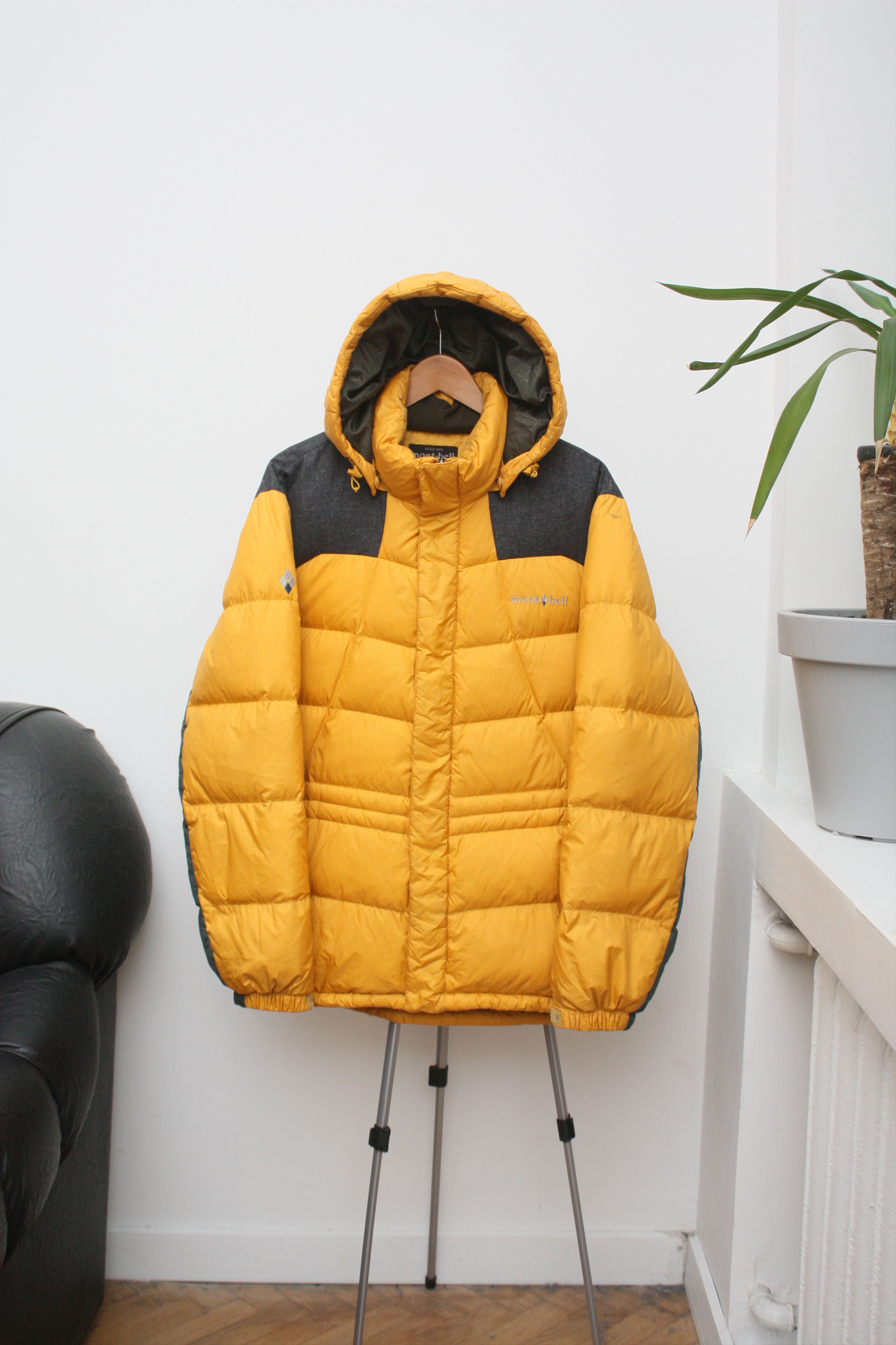 Montbell Montbell Yellow Puffer Down Jacket Men's Large Size US L / EU 52-54 / 3 - 2 Thumbnail