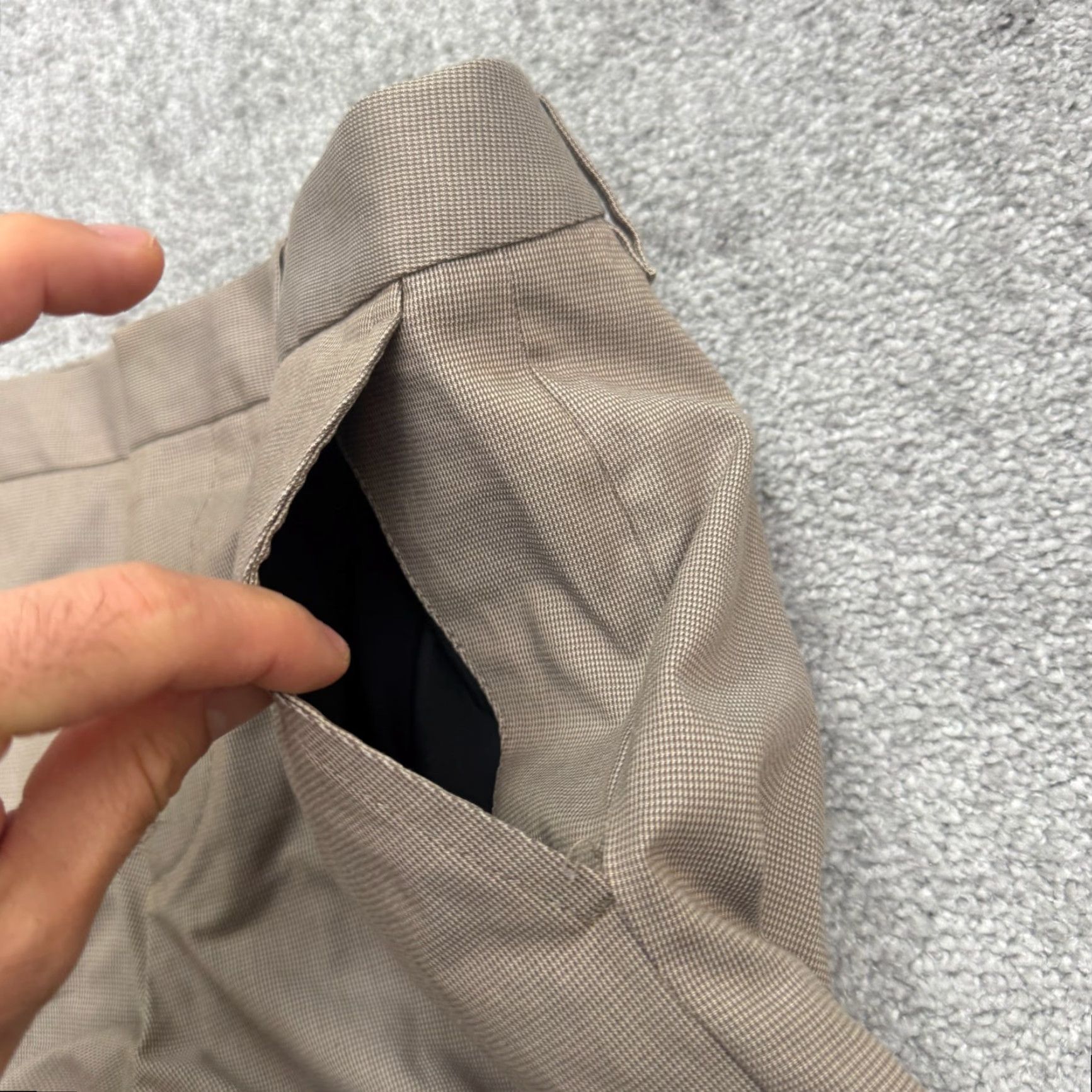 Bonobos Bonobos Weekday Warrior Slim Fit Dress Pants Mens 29x30 Brown Microcheck Slim Modern Business Casual Mens Size US 29 - 5 Thumbnail