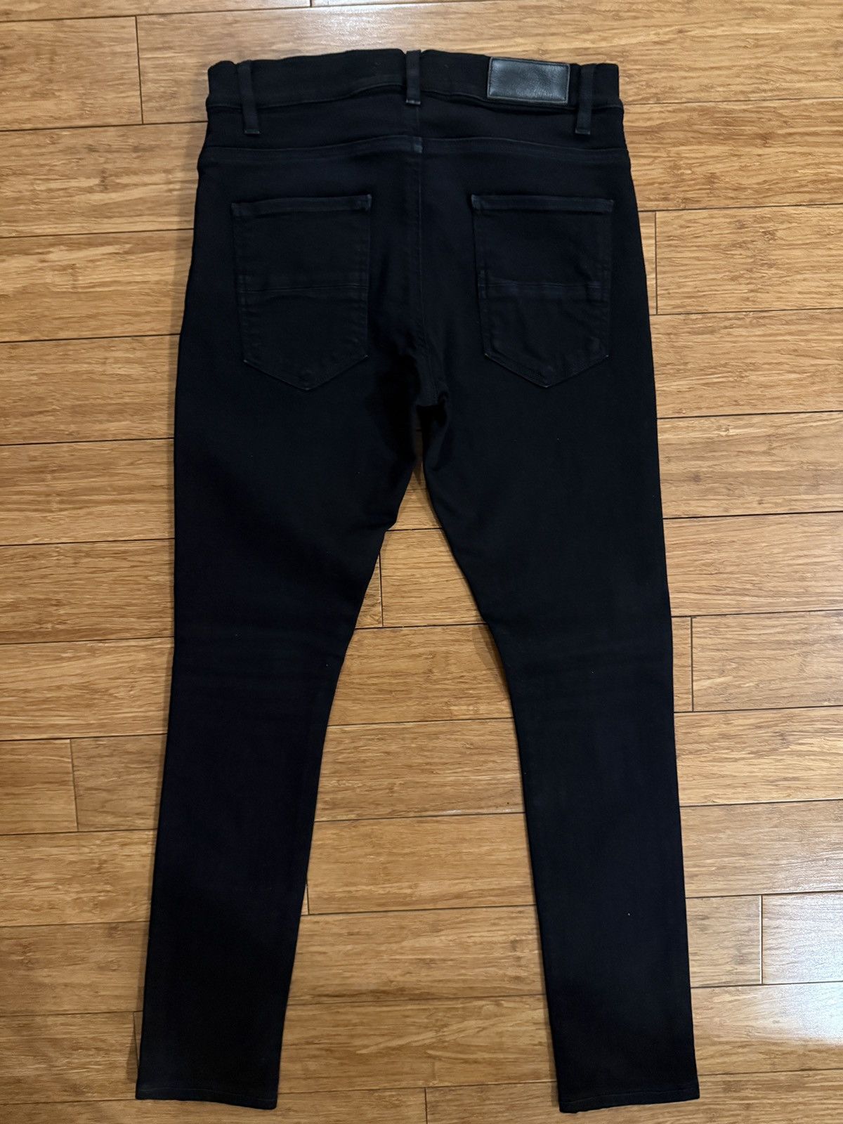 Amiri Amiri Stack Jean Black Size US 31 - 5 Thumbnail