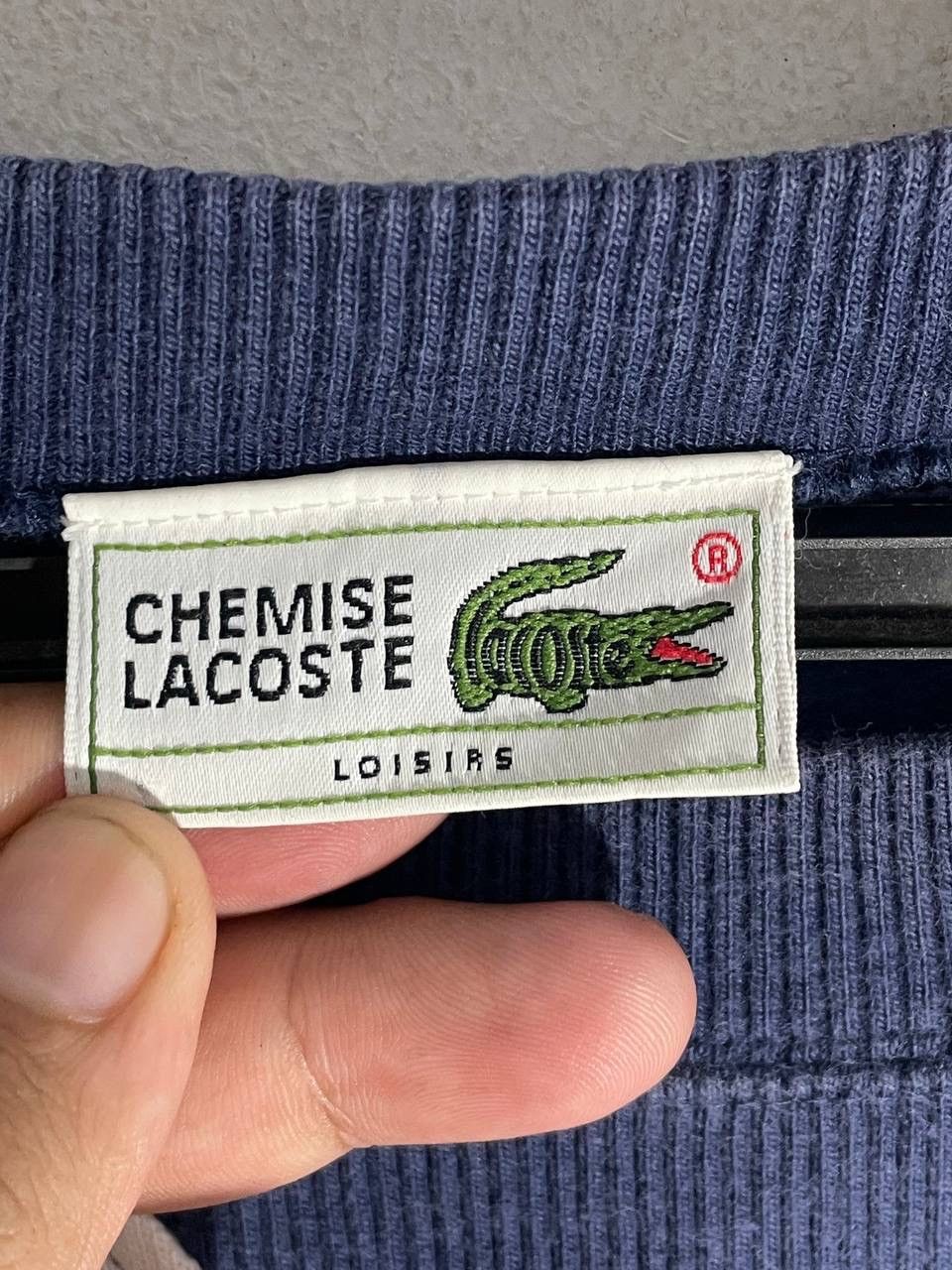 Lacoste Vintage Lacoste crocodile wild animal habitat sweatshirt XL Size US XL / EU 56 / 4 - 7 Thumbnail