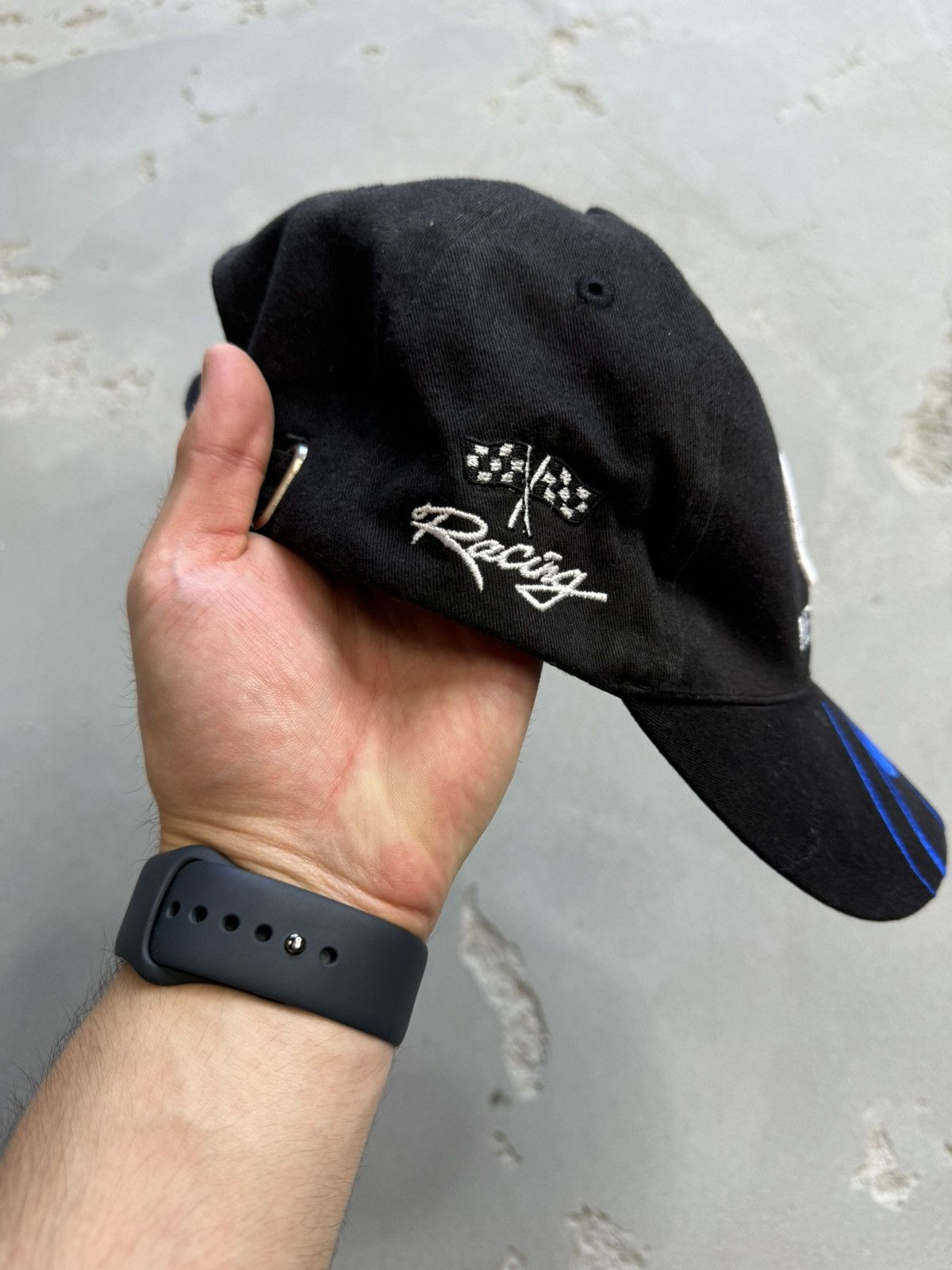 Mercedes-Benz × Vintage Vintage Mercedes Benz Flame Archival Cap Y2K Os Size ONE SIZE - 3 Thumbnail