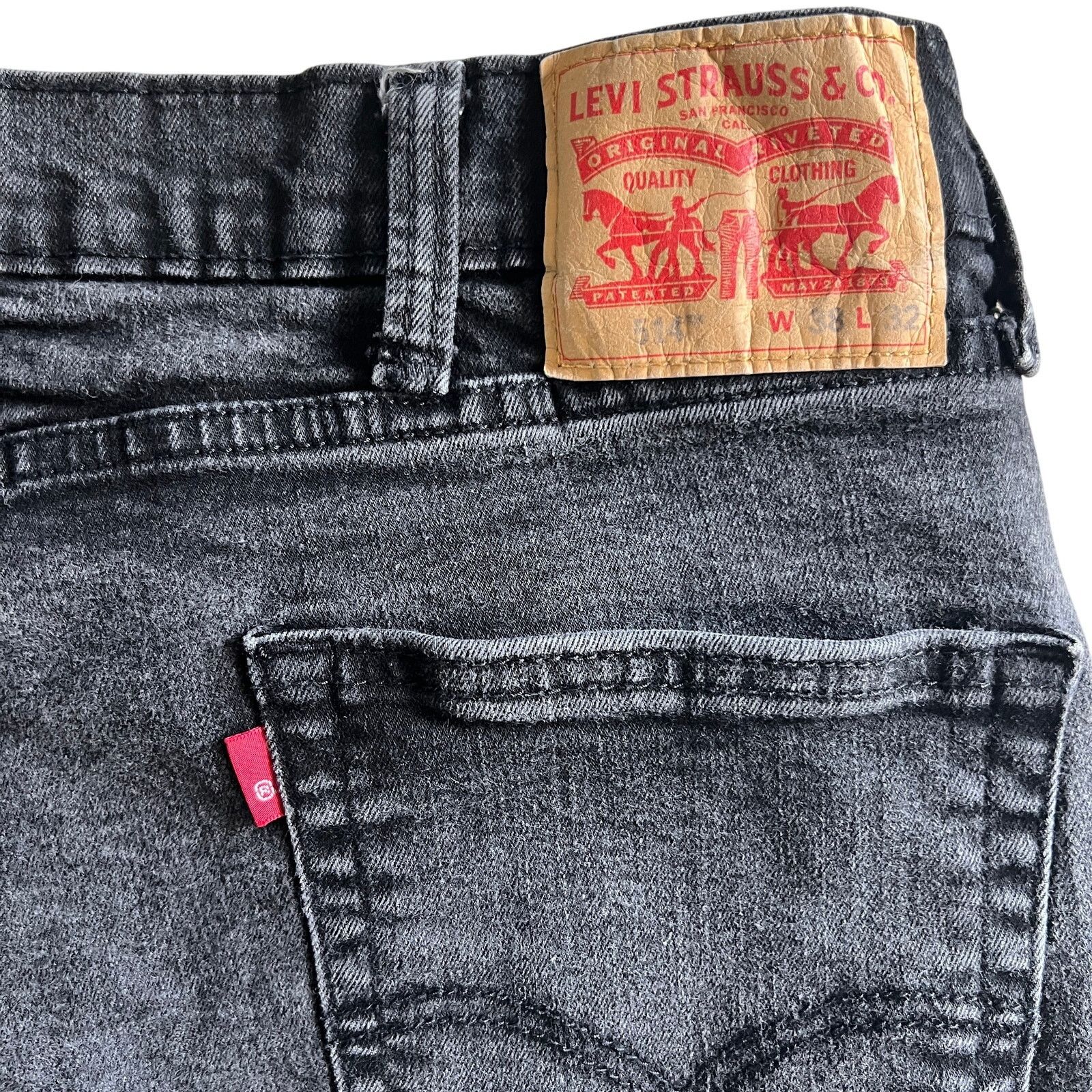 Levi's Levi’s 511 Slim Fit Jeans Black Denim Stretch Men’s 31x30 Size US 31 - 11 Thumbnail