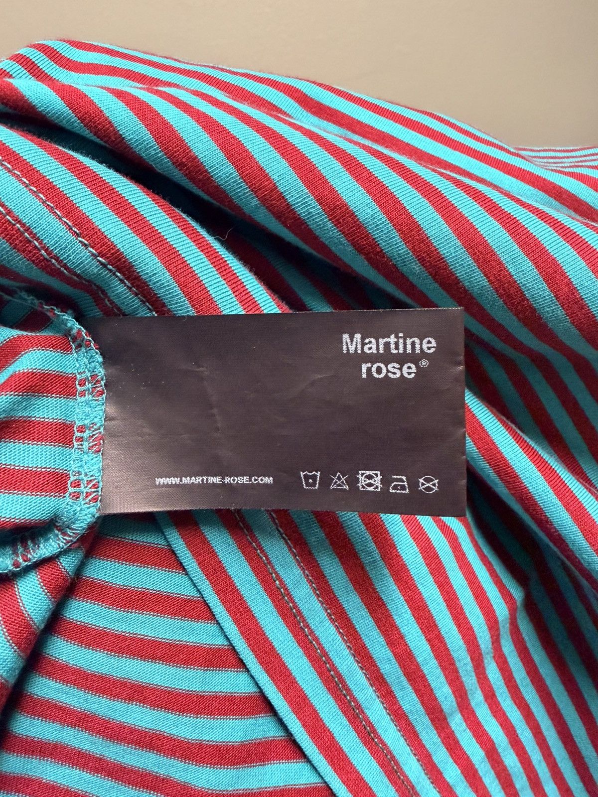 Martine Rose Martin Rose Striped T shirt Size US L / EU 52-54 / 3 - 4 Thumbnail