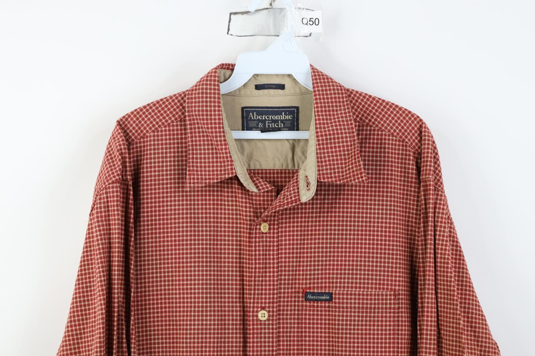 Abercrombie & Fitch Vintage 90s Y2K Abercrombie & Fitch Collared Button Shirt Size US L / EU 52-54 / 3 - 2 Thumbnail