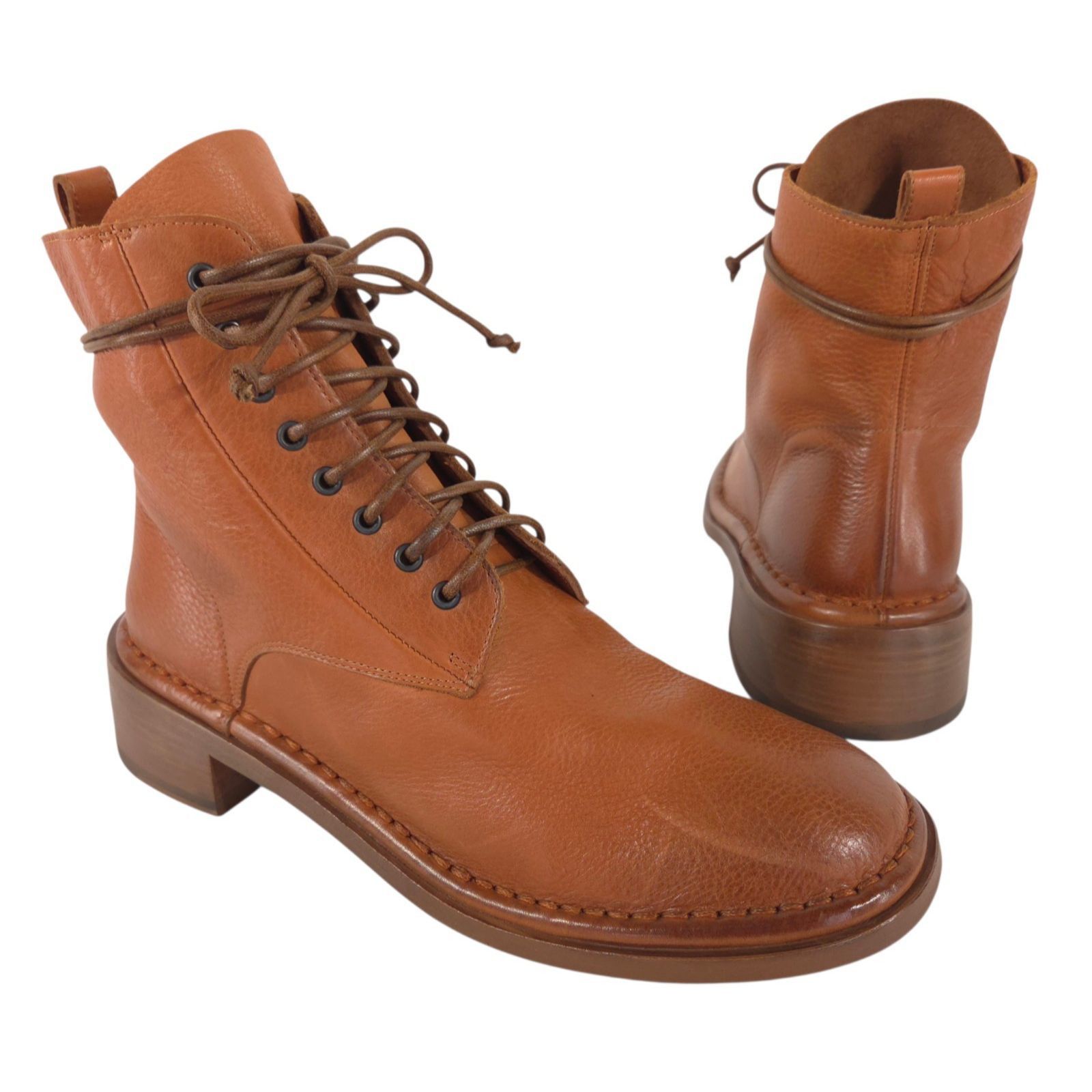 Marsell Marsell Crespella Boots US 8 IT 38 Womens Brown Leather Lace Size US 8 / IT 38 - 2 Thumbnail