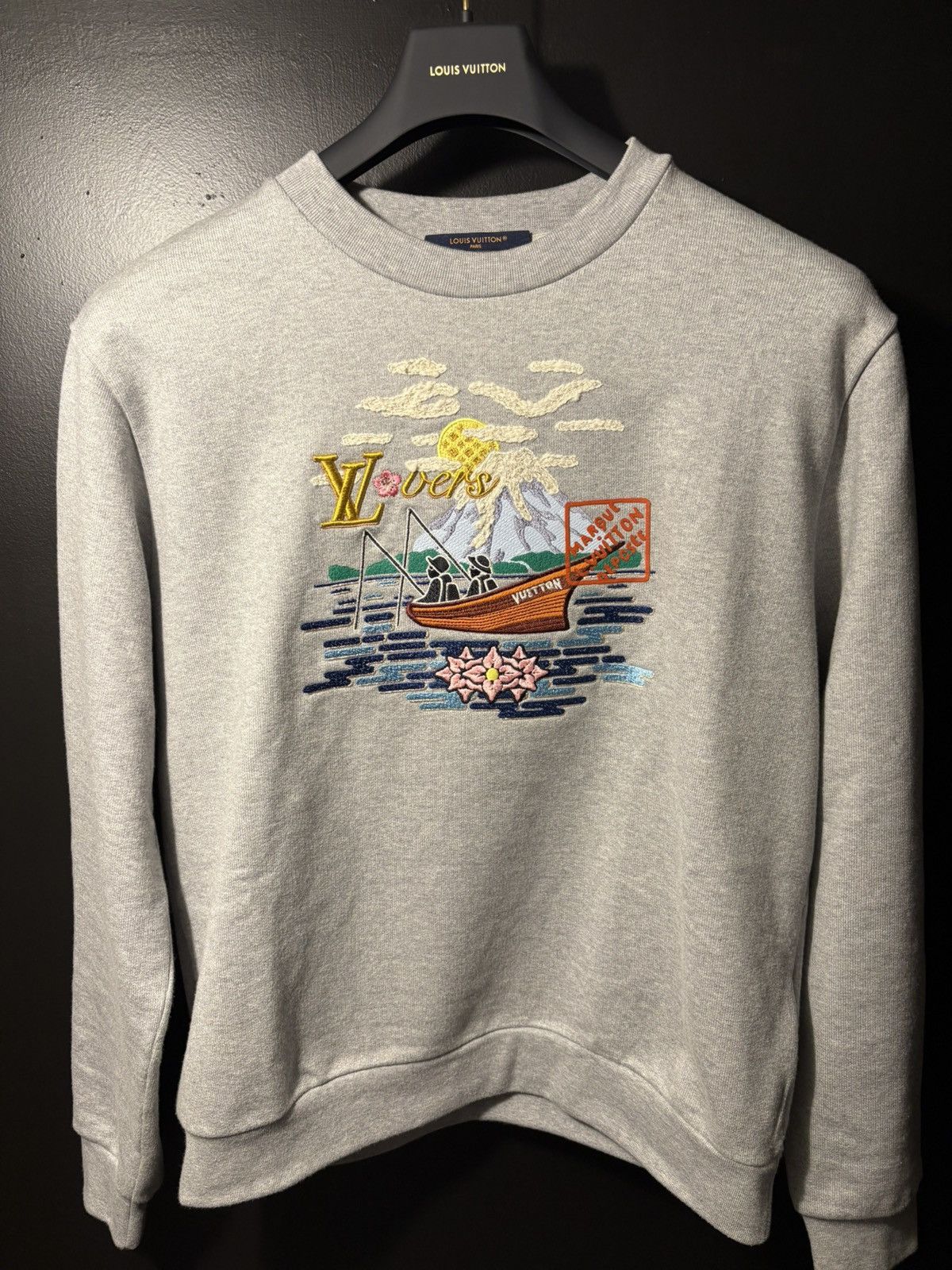 Louis Vuitton Louis Vuitton Embroidered Sweatshirt Size US M / EU 48-50 / 2 - 2 Thumbnail