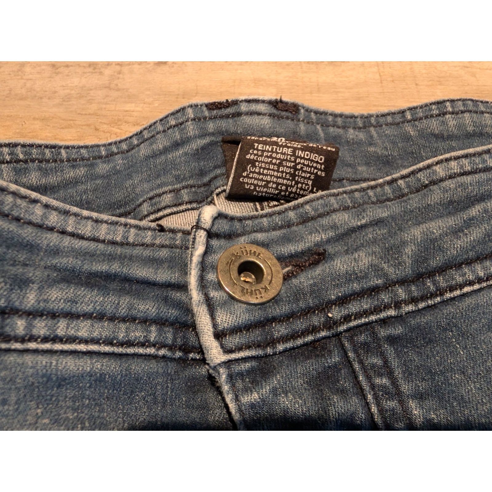 Denime Kuhl Jeans Klassik Fit Denim 42x30 Regular Straight Blue Indigo Stretch Mens Size US 42 / EU 58 - 6 Thumbnail