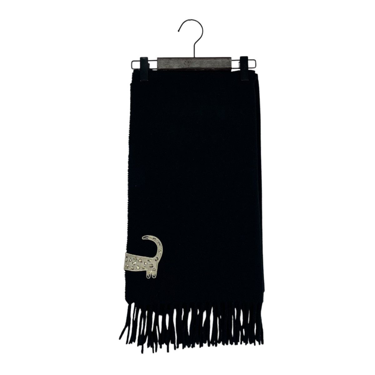 Issey Miyake × Tsumori Chisato Vintage Tsumori Chisato Gibi Wear Black Large Scarf Muffler Size ONE SIZE - 2 Thumbnail