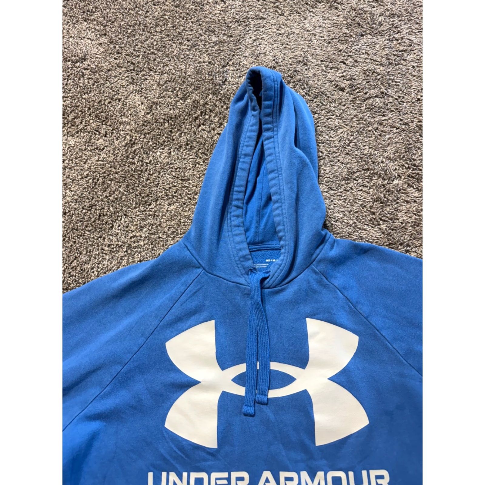 Under Armour Under Armour Hoodie Womens Pullover Medium Blue Relaxed Fit Size M / US 6-8 / IT 42-44 - 2 Thumbnail