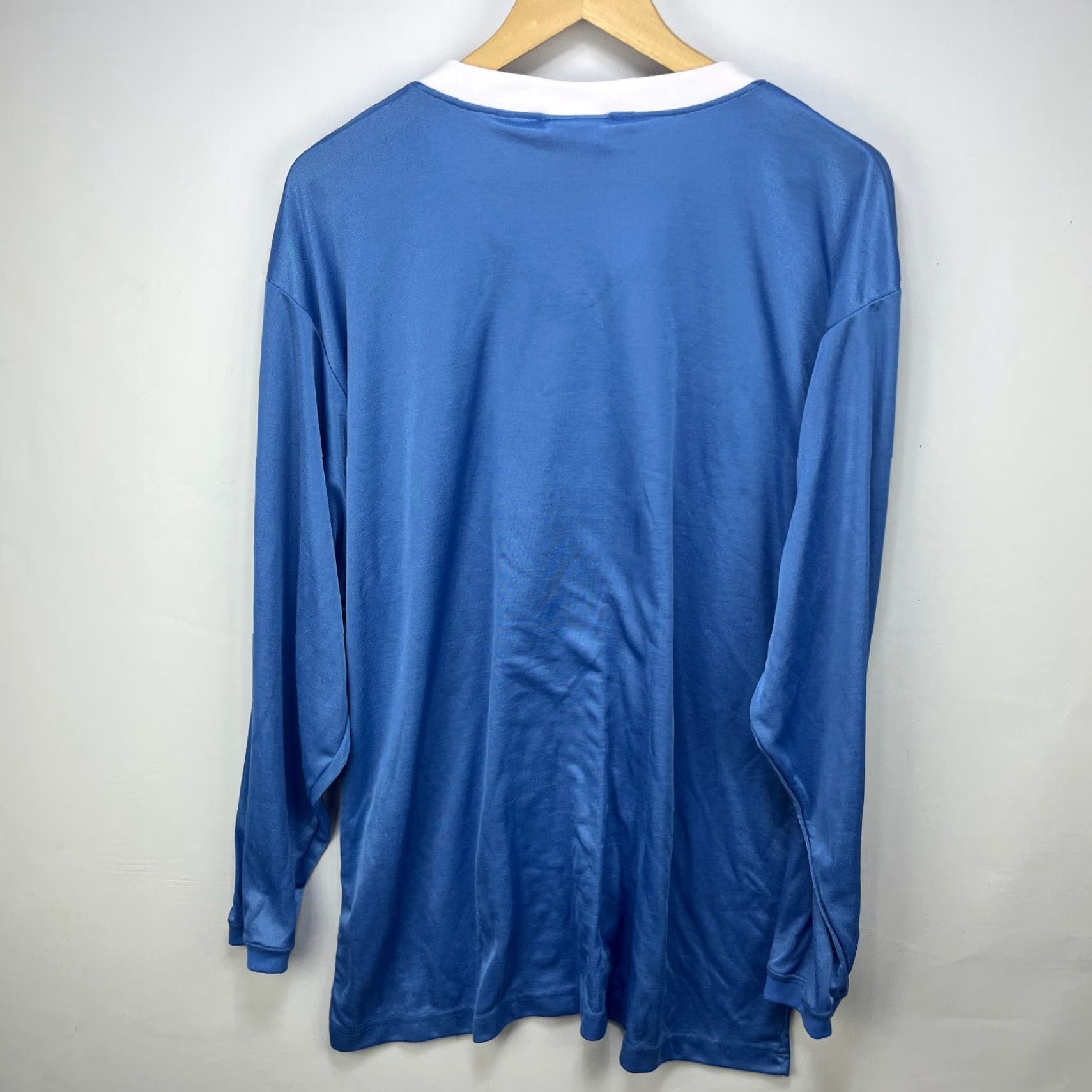 Adidas VINTAGE Adidas Soccer Jersey Long Sleeve Shirt XL Blue 90s Mens T-Shirt Size US XL / EU 56 / 4 - 7 Thumbnail