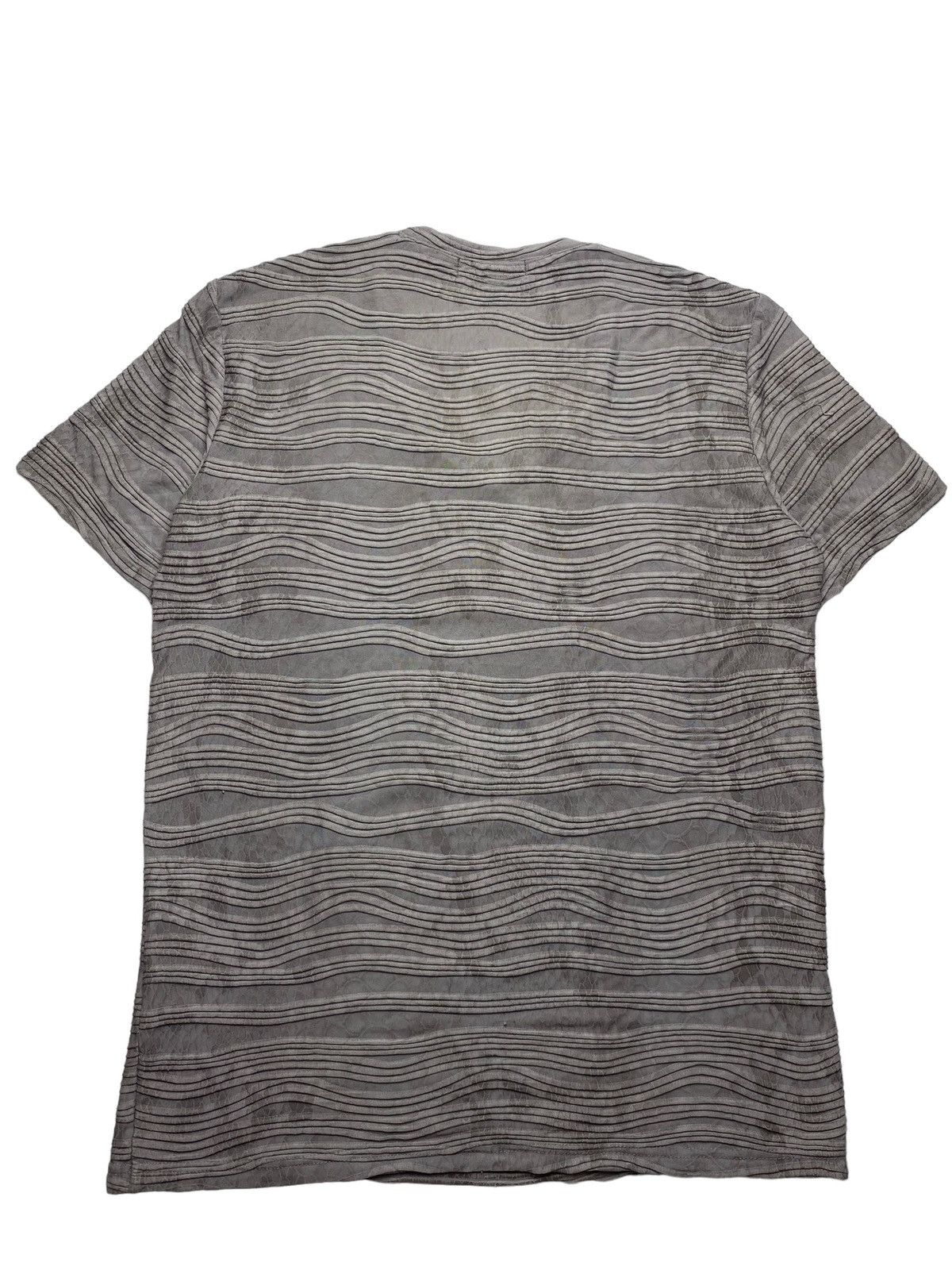 14th Addiction 2000s Tornado Mart - Textured Scuba V Neck Tee Size US M / EU 48-50 / 2 - 2 Thumbnail