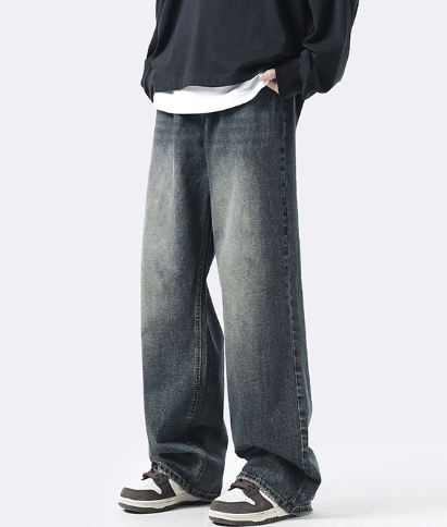 Japanese Brand × Jean American retro high street casual washed loose jeans Size US 32 / EU 48 - 3 Thumbnail