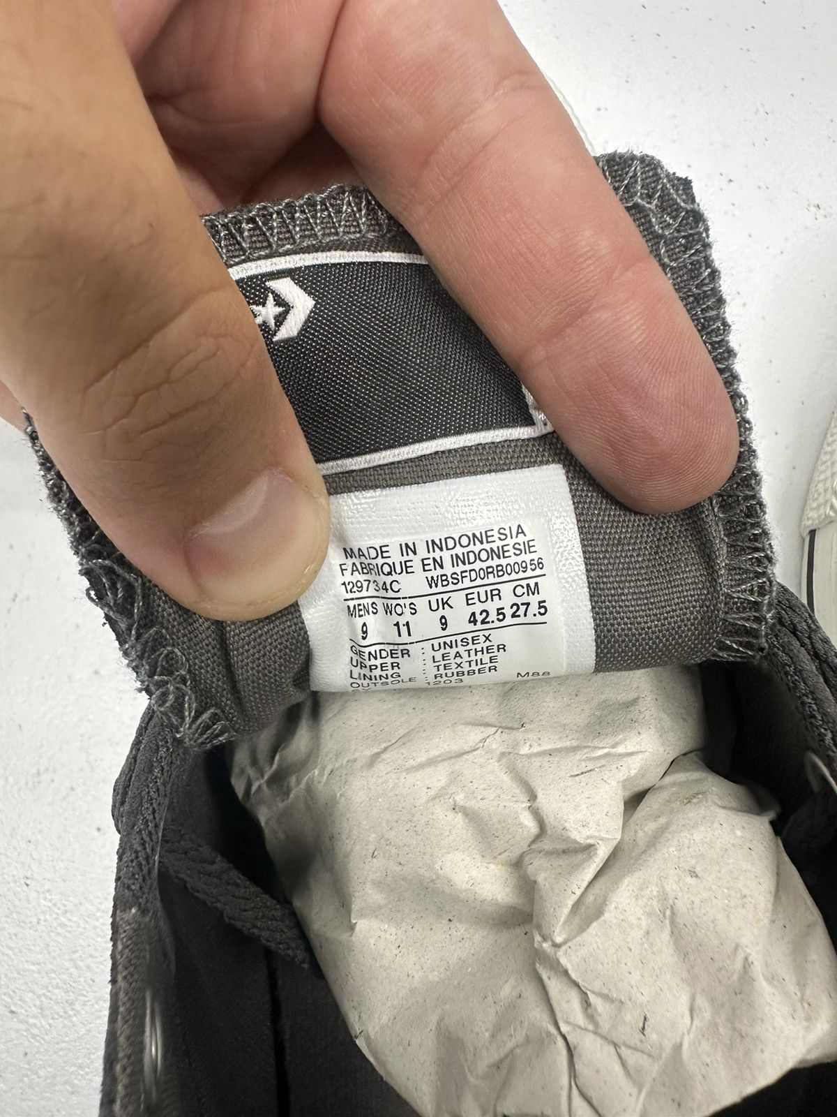 Converse Converse Chuck Taylor Charcoal/White size 9 Size US 9 / EU 42 - 6 Thumbnail