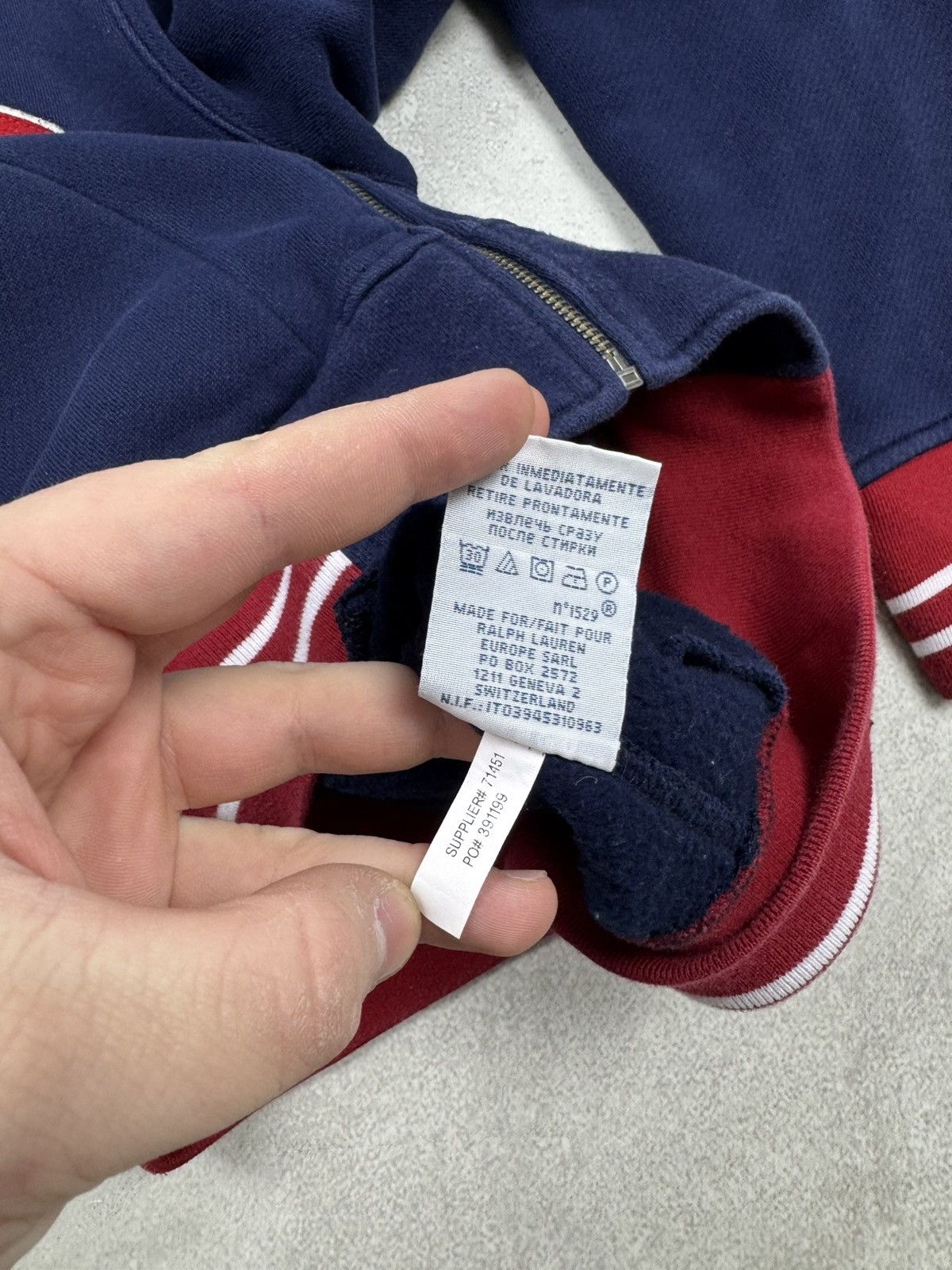Polo Ralph Lauren Polo Ralph Lauren Track Jacket Big Logo Sweatshirt Full Zip Size US L / EU 52-54 / 3 - 10 Thumbnail