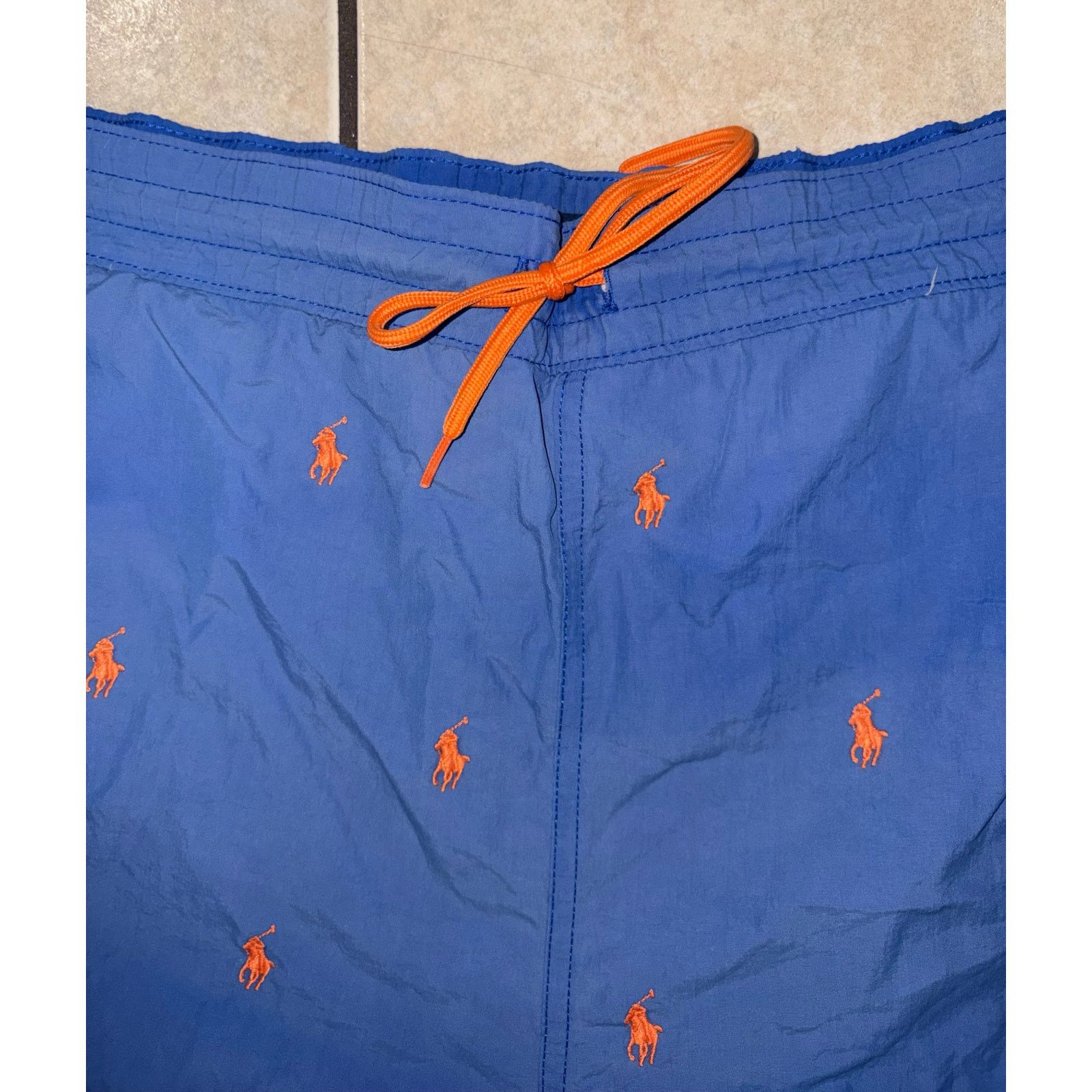 Polo Ralph Lauren Polo Ralph Lauren y2K swim trunks XL blue orange Size US 36 / EU 52 - 3 Thumbnail