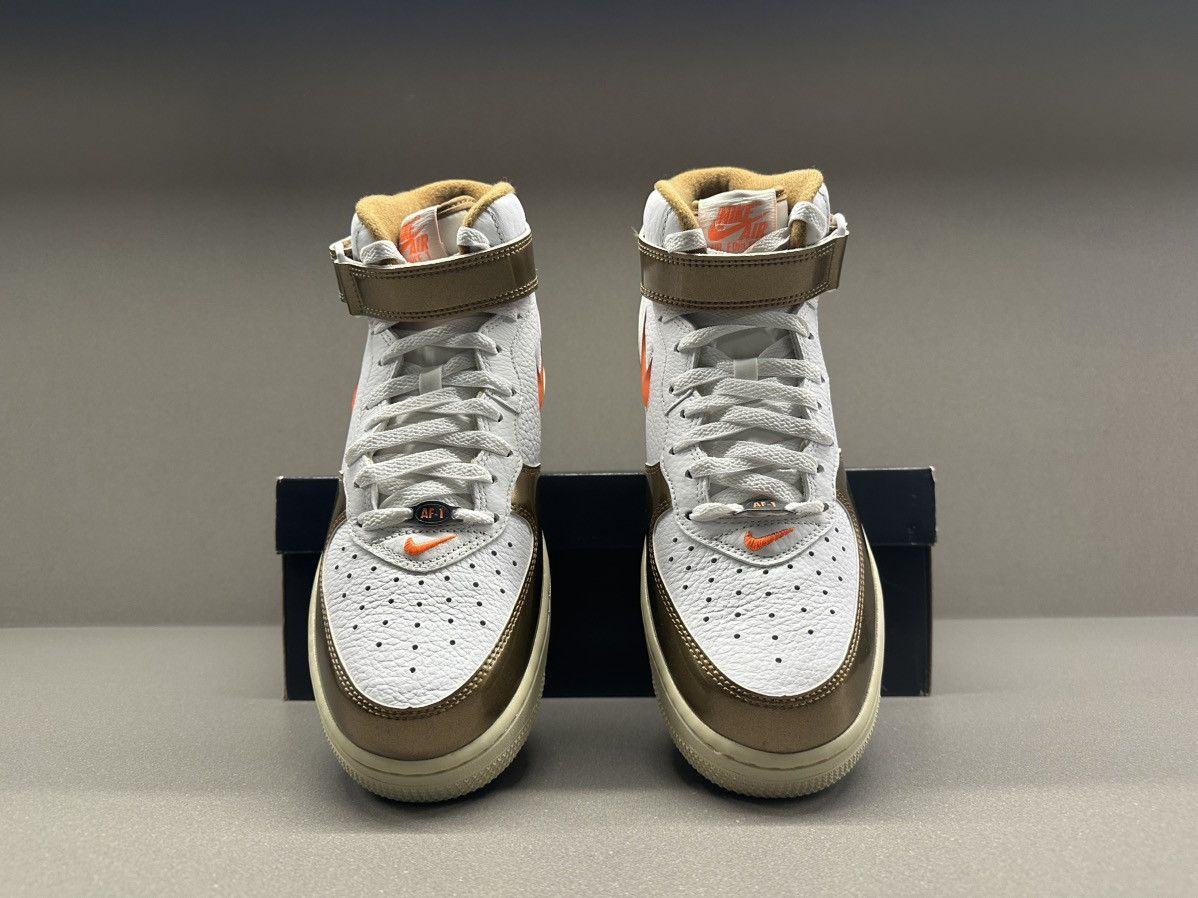 Nike Nike Air Force 1 Mid Qs Jewel Ale Brown Size US 11 / EU 44 - 4 Thumbnail