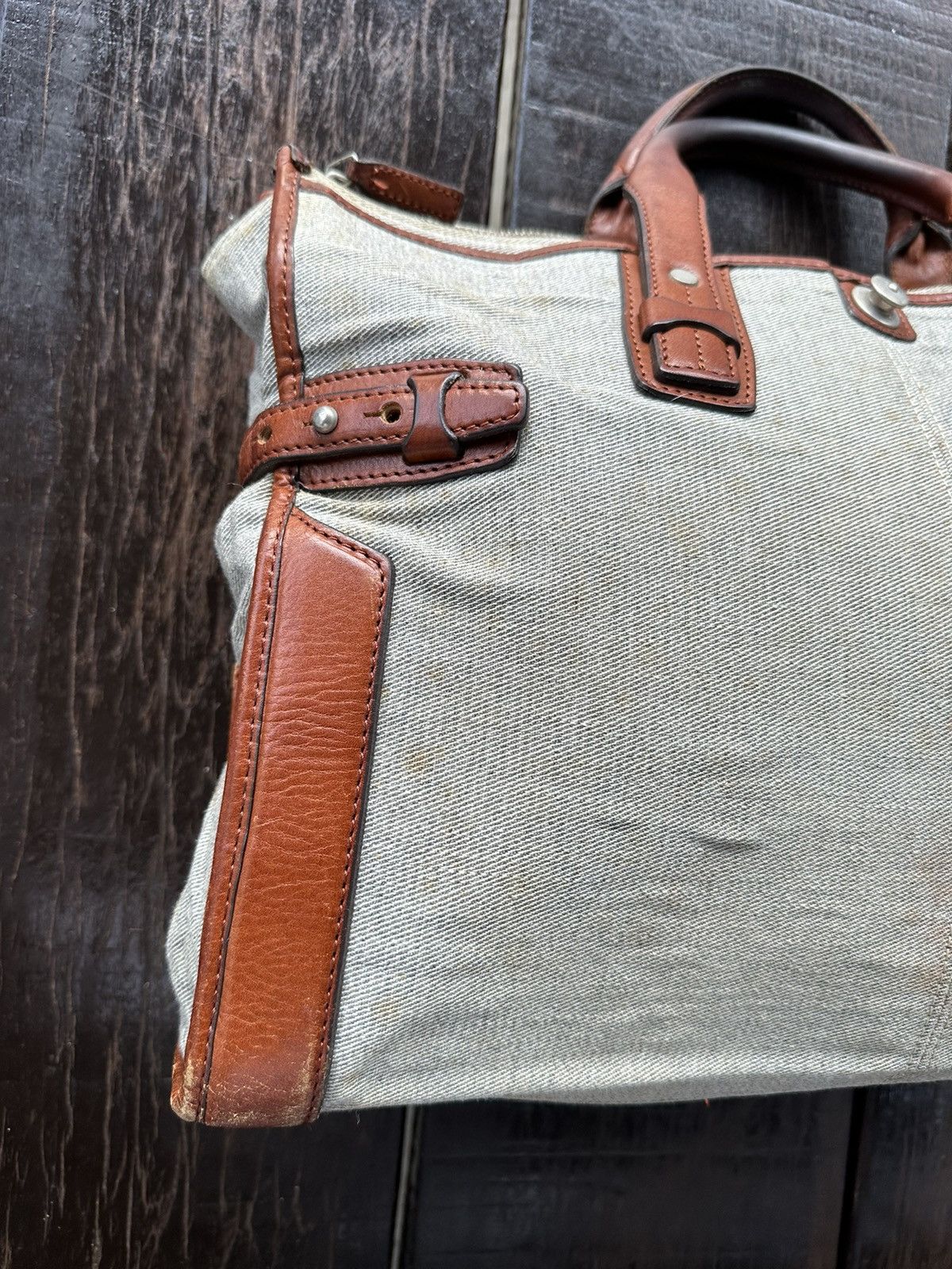 Japanese Brand × MasterPiece × Vintage Vintage master piece japan leather mesengger bag Size ONE SIZE - 3 Thumbnail